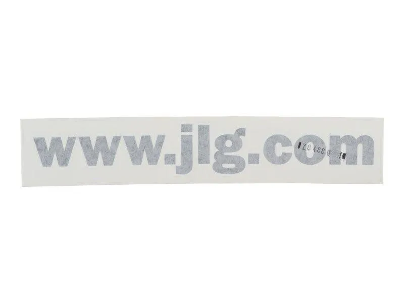 1704885 Decal, Website | JLG