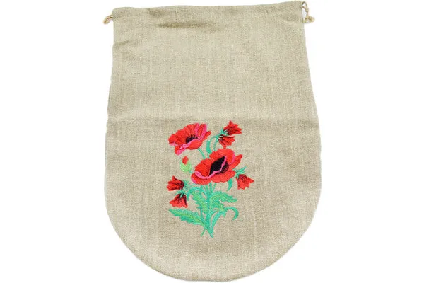 17" Shopping Bag - Poppies