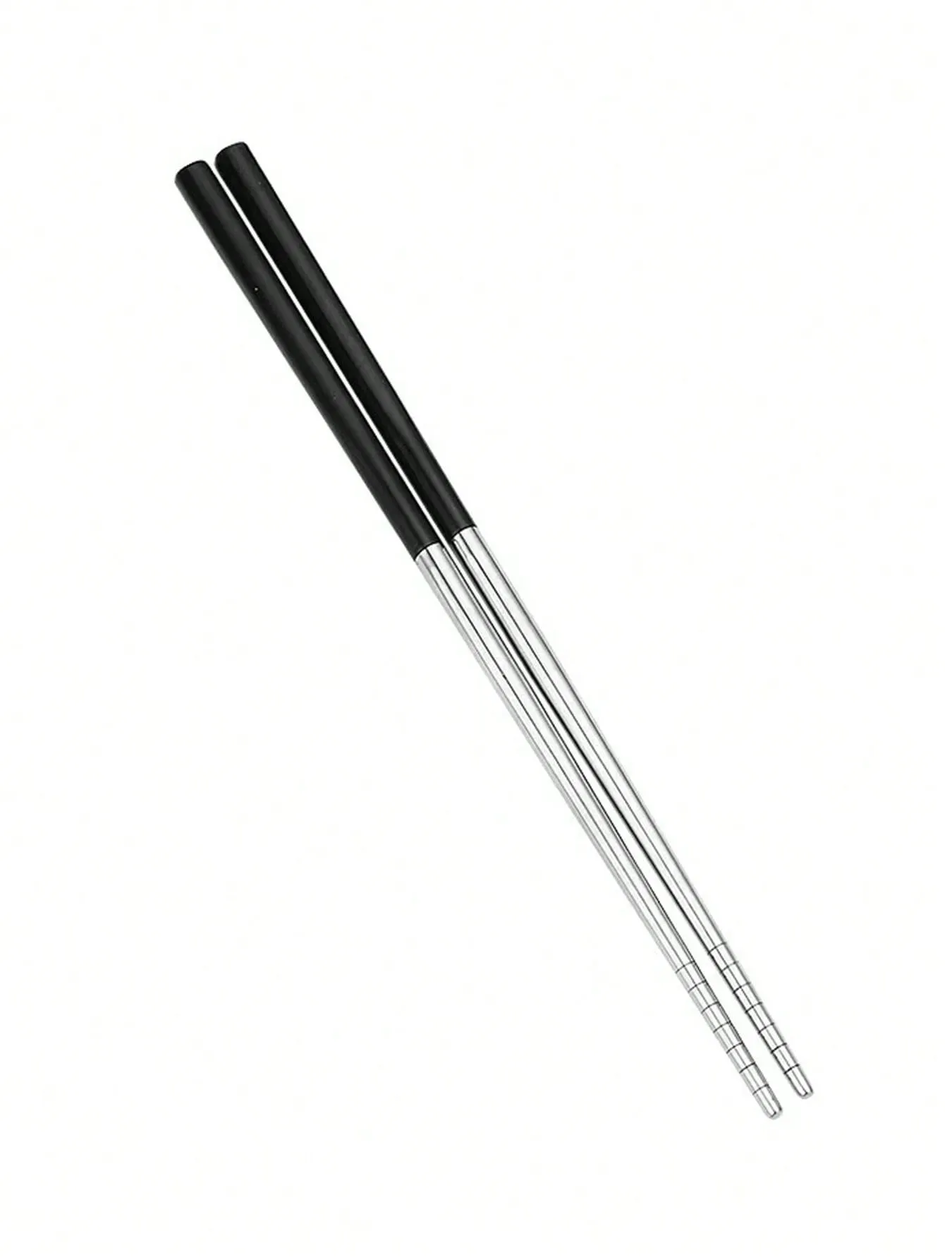1pc/A Pair Of Wheat Straw 304 Stainless Steel Chopsticks Color Chopsticks National Tide Wind Cross-Border E-Commerce Chopsticks Color