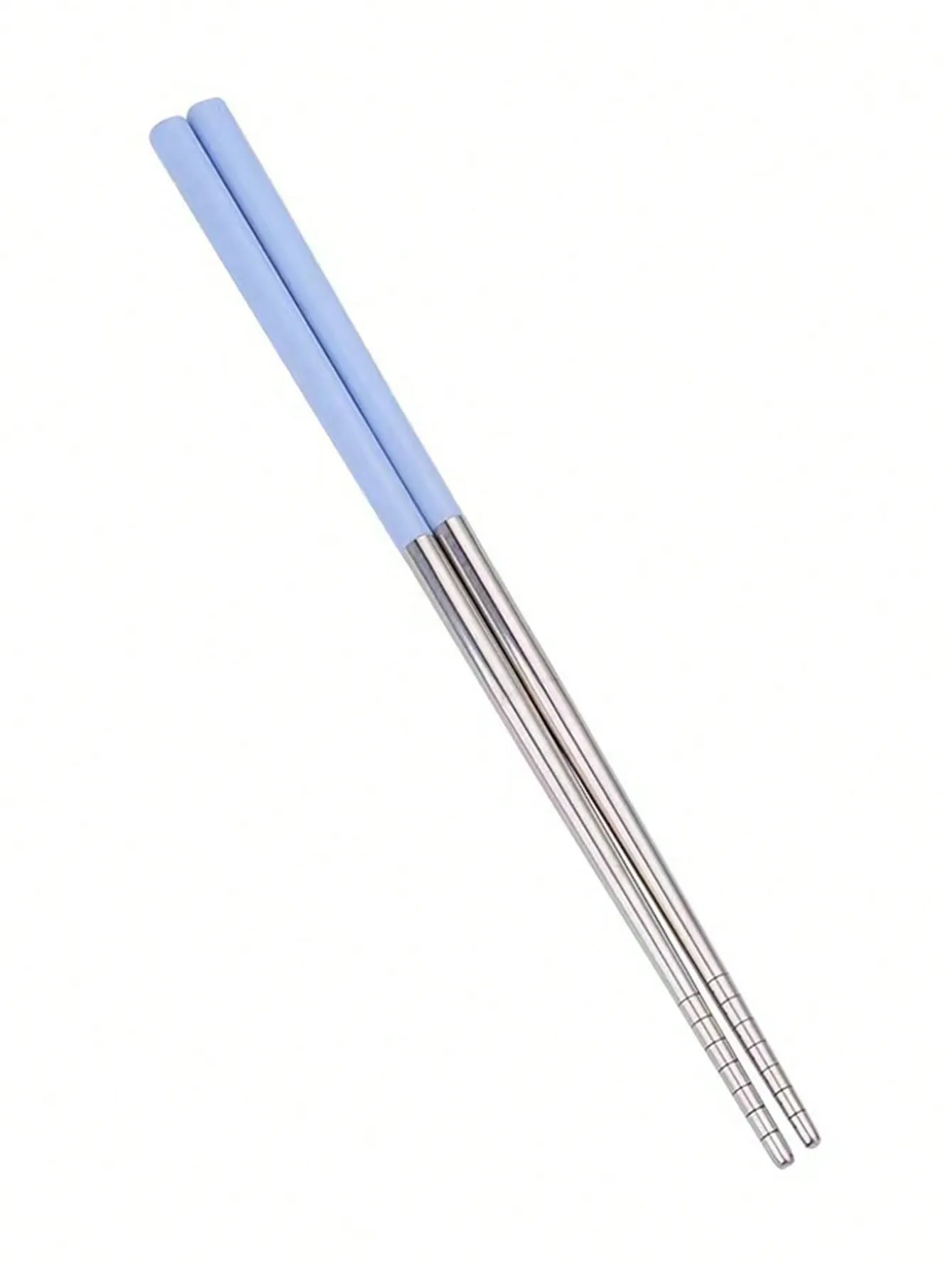 1pc/A Pair Of Wheat Straw 304 Stainless Steel Chopsticks Color Chopsticks National Tide Wind Cross-Border E-Commerce Chopsticks Color