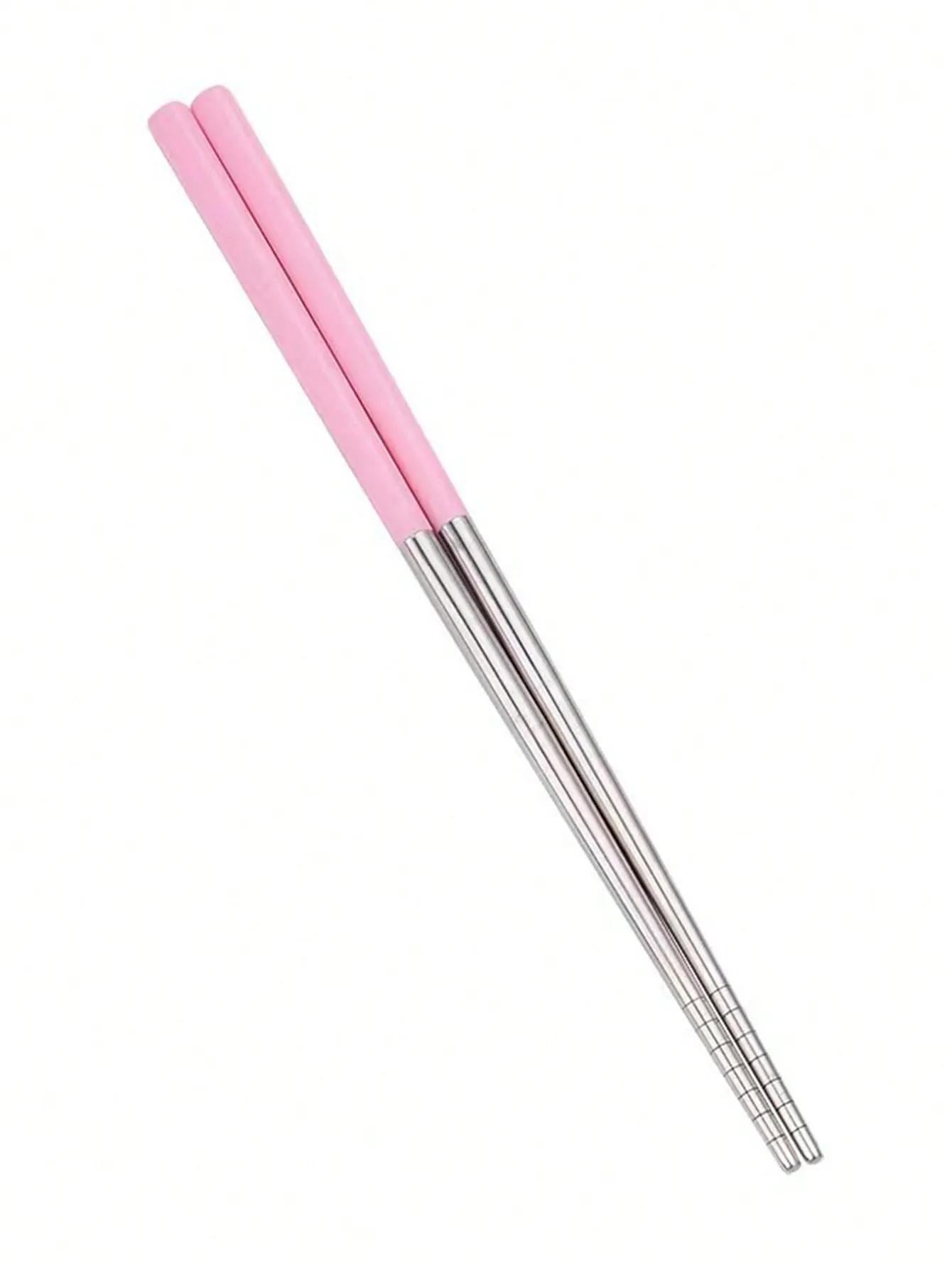 1pc/A Pair Of Wheat Straw 304 Stainless Steel Chopsticks Color Chopsticks National Tide Wind Cross-Border E-Commerce Chopsticks Color