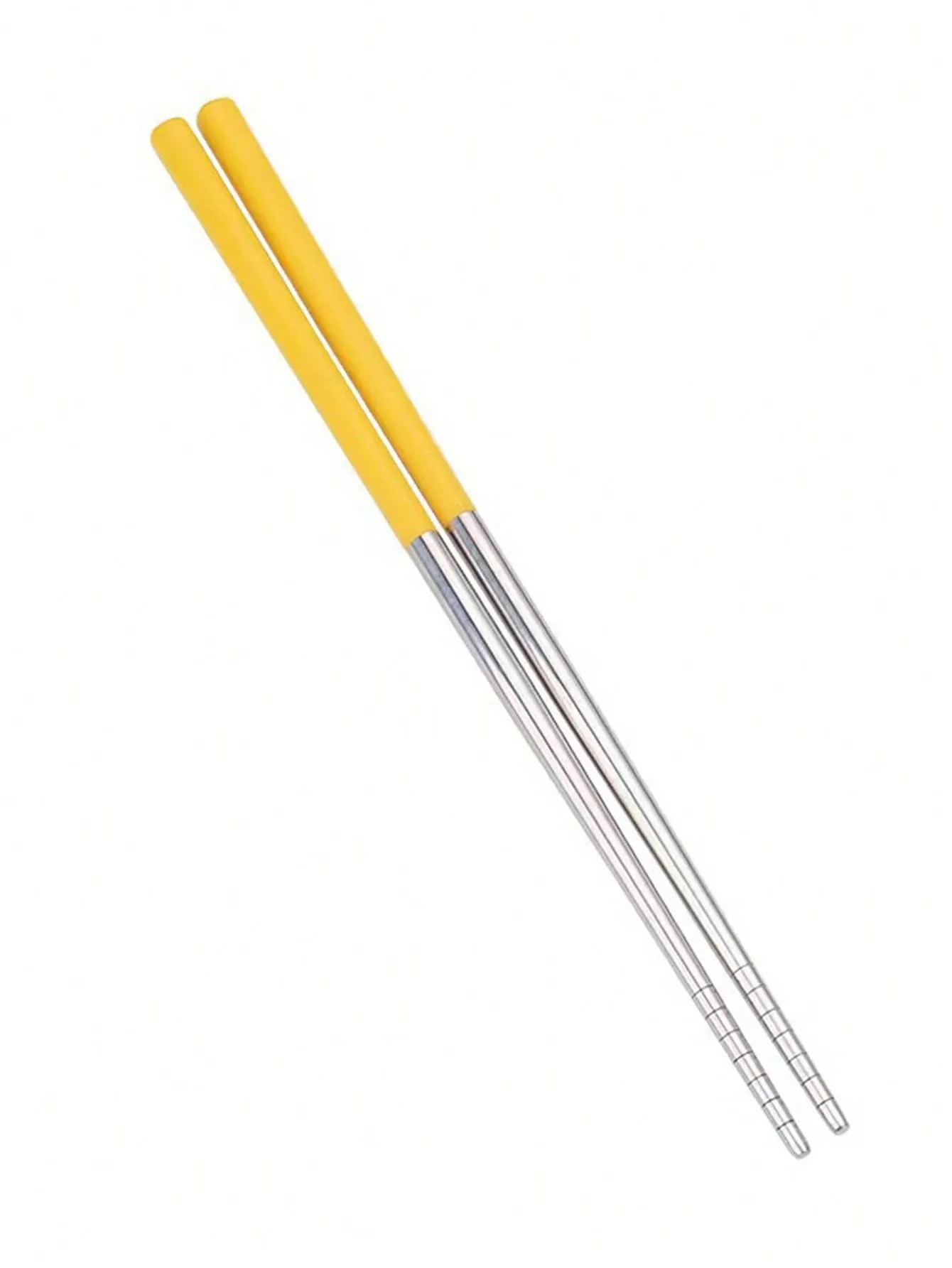 1pc/A Pair Of Wheat Straw 304 Stainless Steel Chopsticks Color Chopsticks National Tide Wind Cross-Border E-Commerce Chopsticks Color