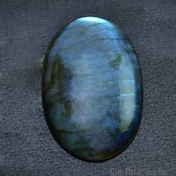 AAAmazing Labradorite 41x28mm Stunning Blue Fire Gem Cabochon
