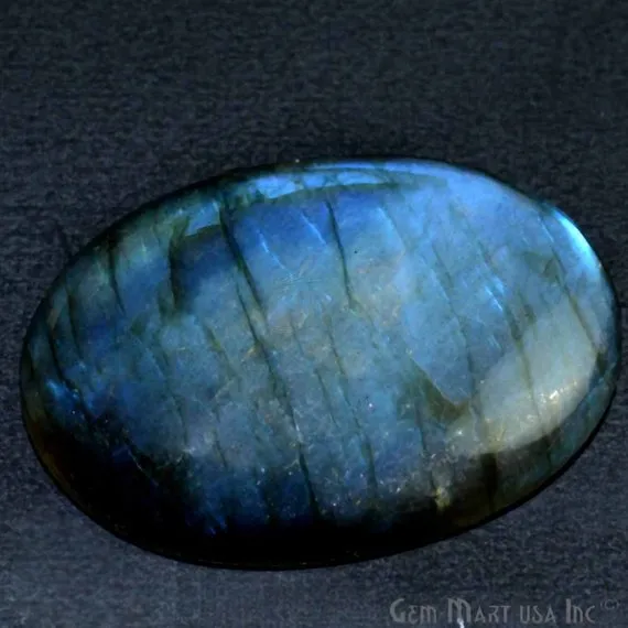 AAAmazing Labradorite 41x28mm Stunning Blue Fire Gem Cabochon