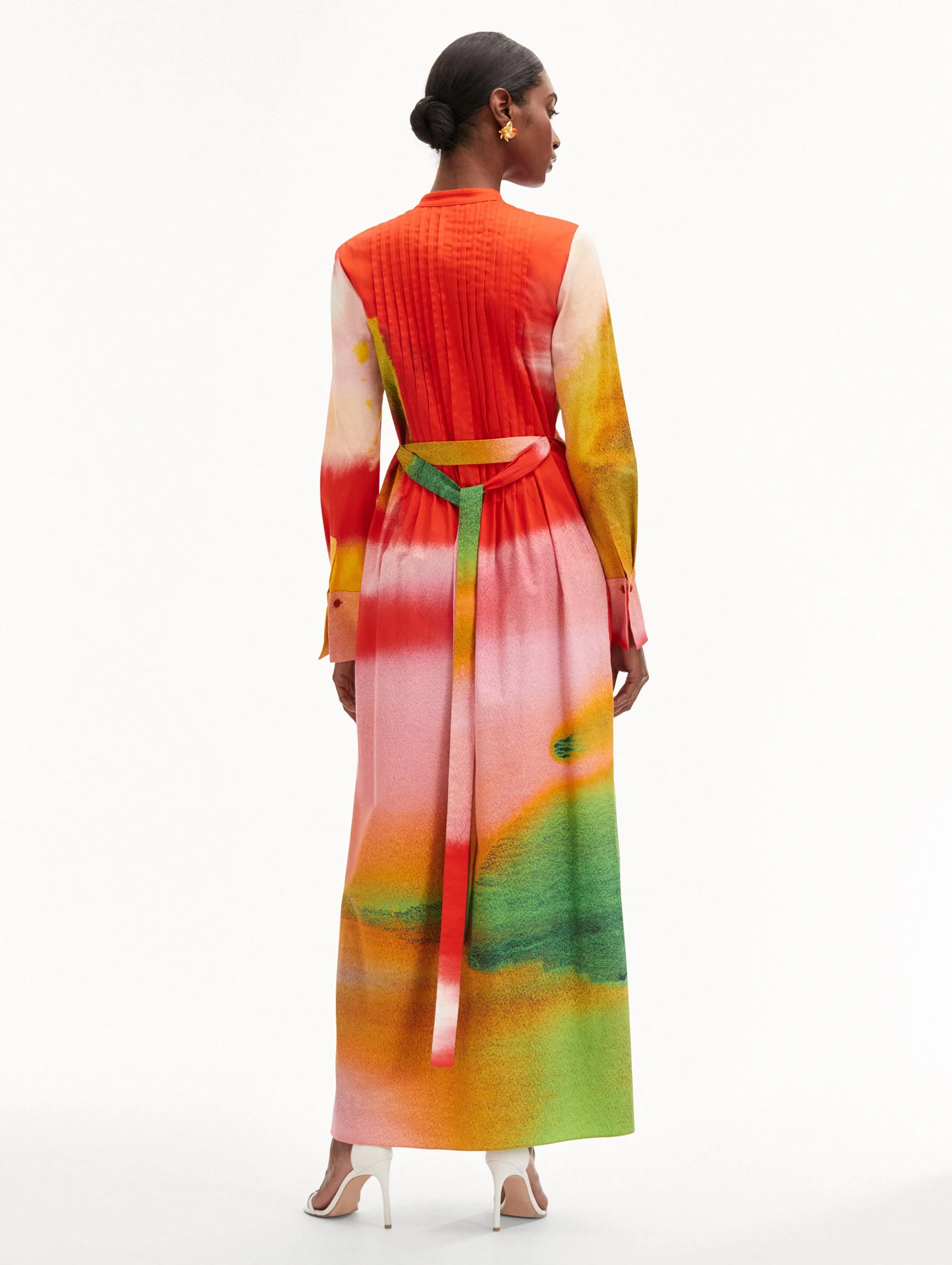 Abstract Watercolor Caftan
