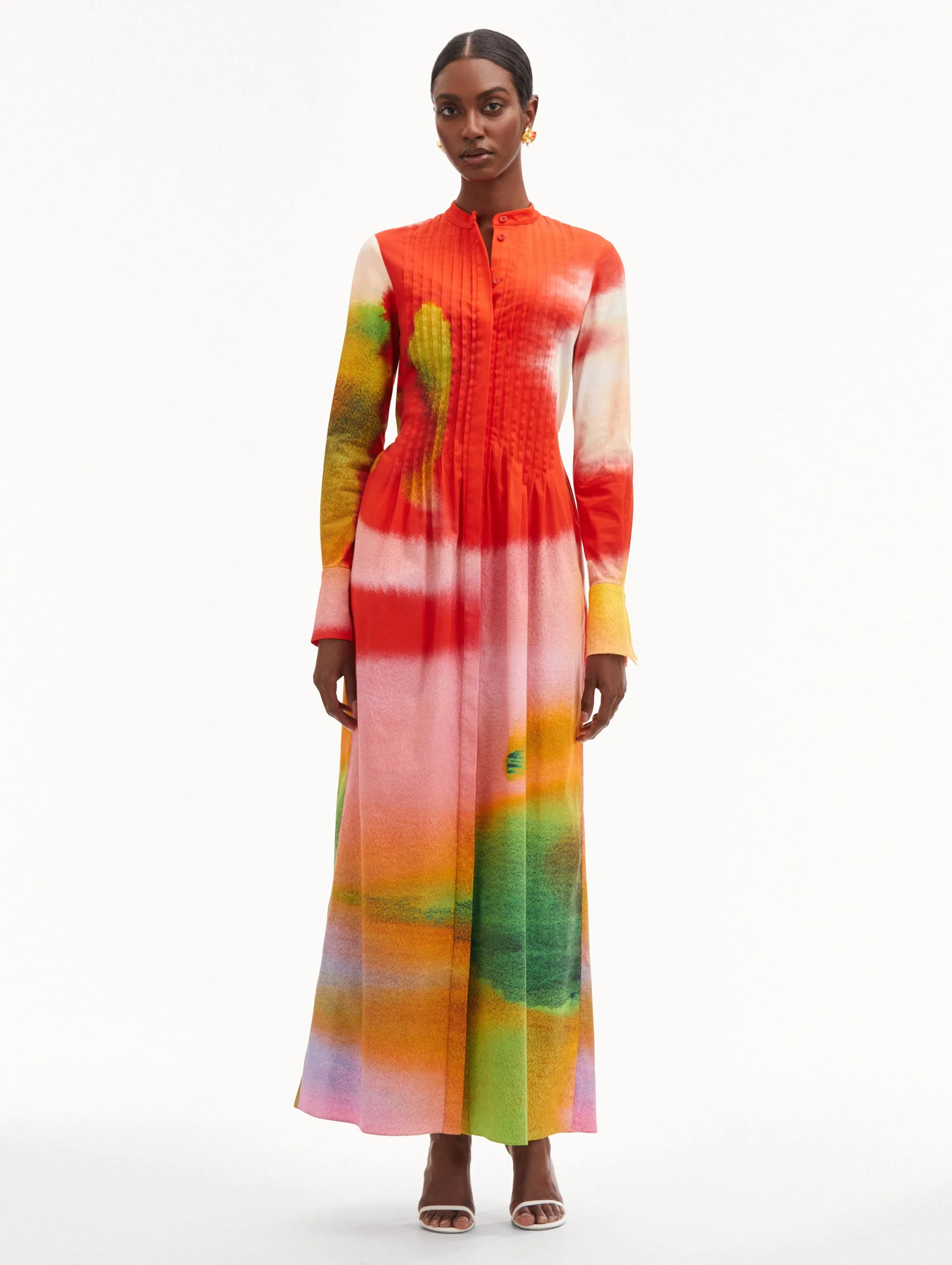 Abstract Watercolor Caftan