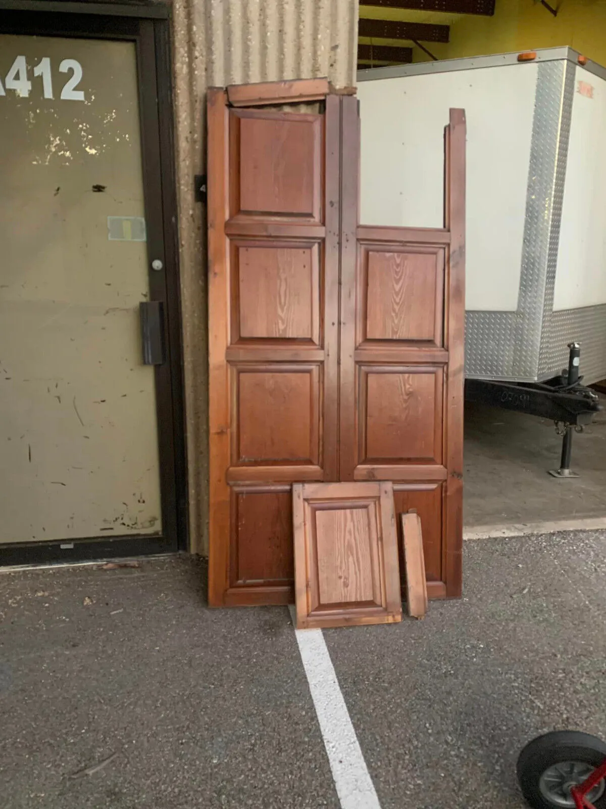 Antique Wall Paneling with Doors, English, Stunning, 18th Century, 1700s!!
