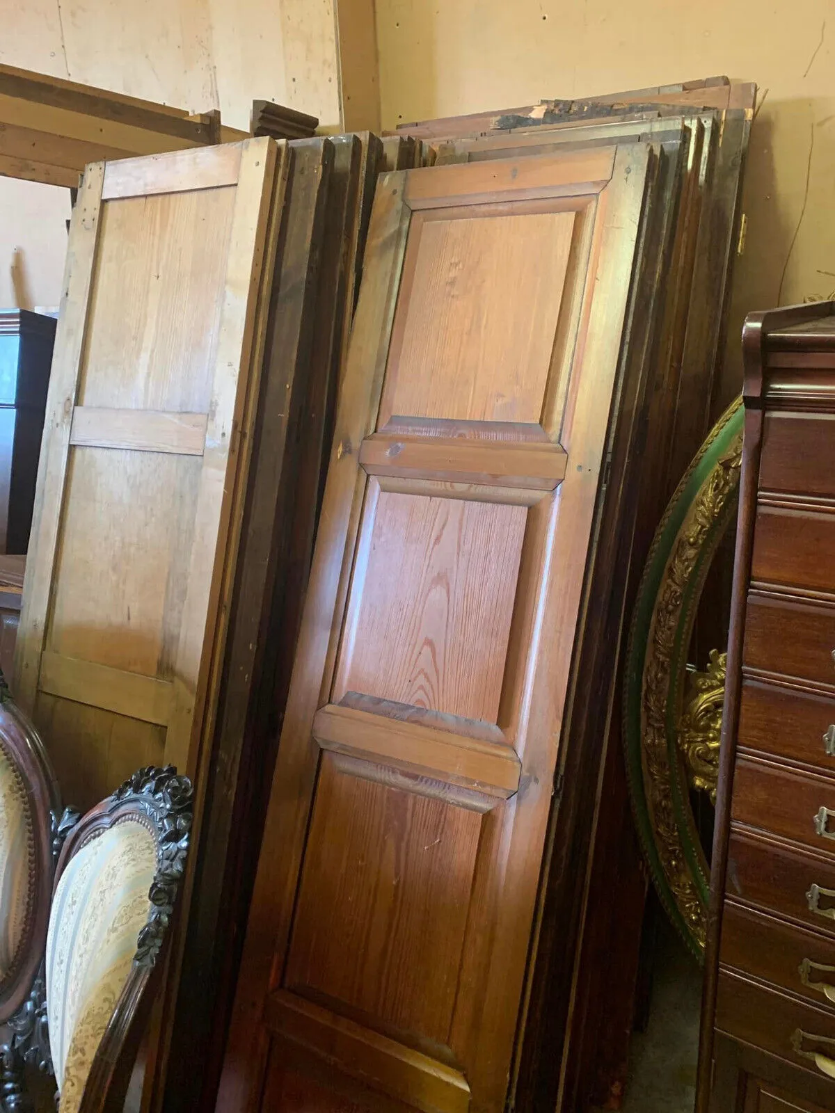 Antique Wall Paneling with Doors, English, Stunning, 18th Century, 1700s!!