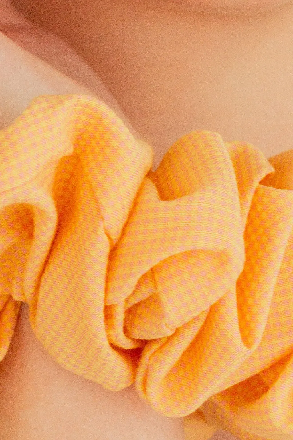 Apricot Crush Jumbo Scrunchie