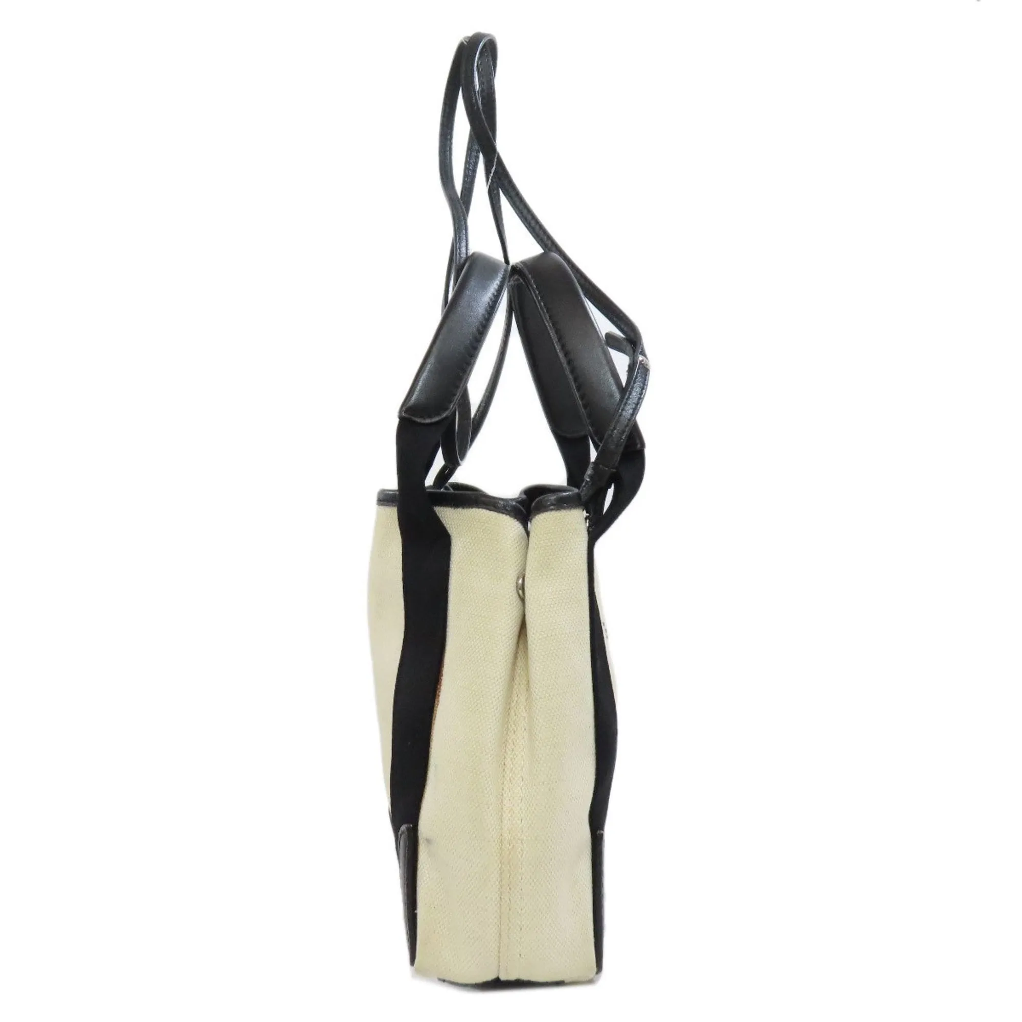 Balenciaga Navy Cabas Black Canvas Bag