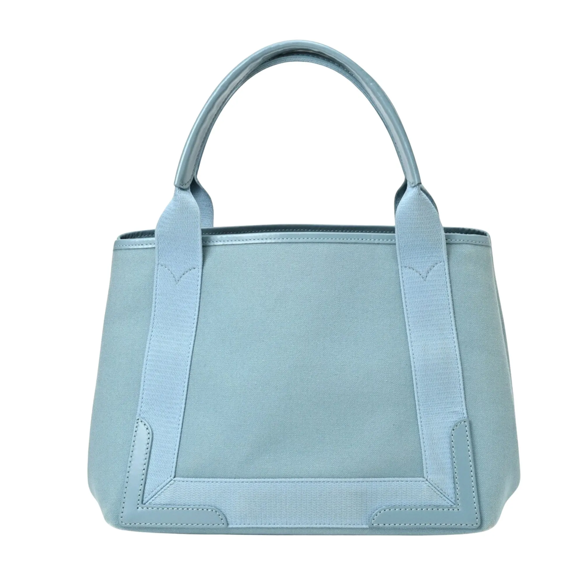Balenciaga Navy Cabas Blue Canvas Bag