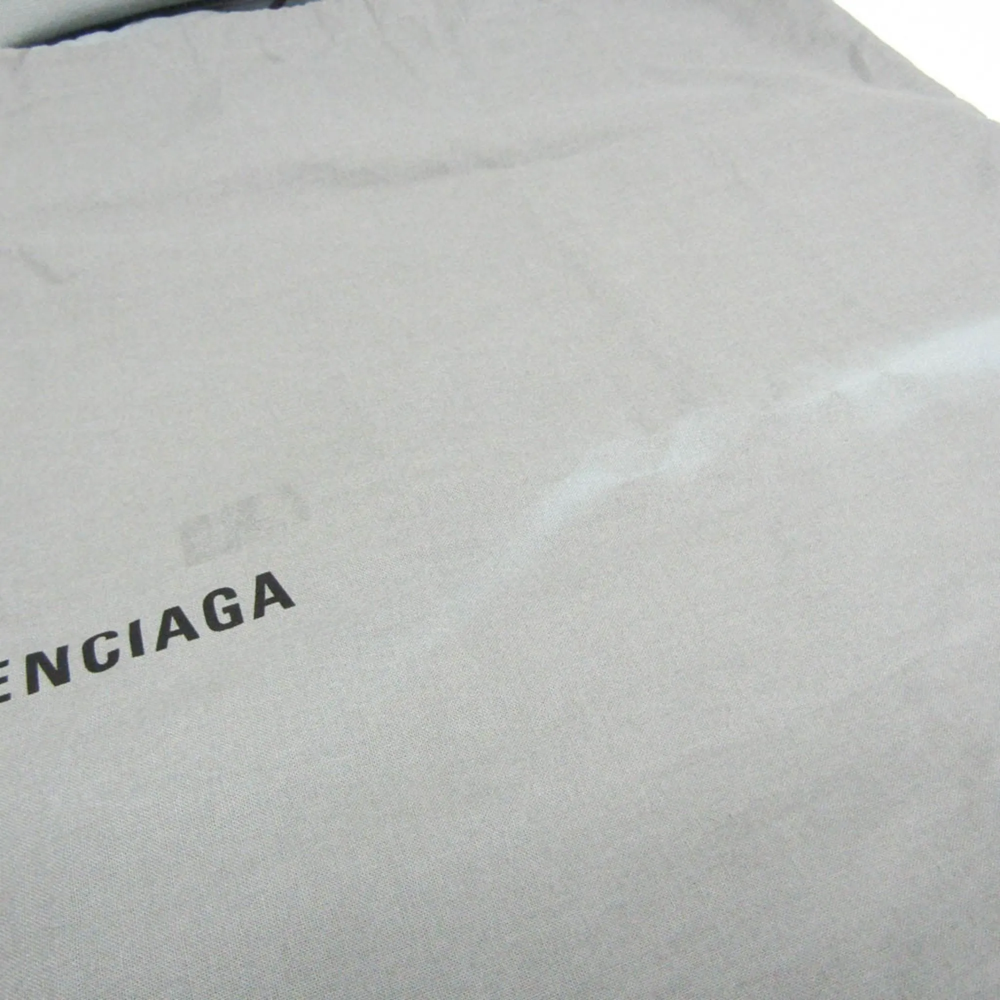 Balenciaga Navy Cabas Grey Leather Bag
