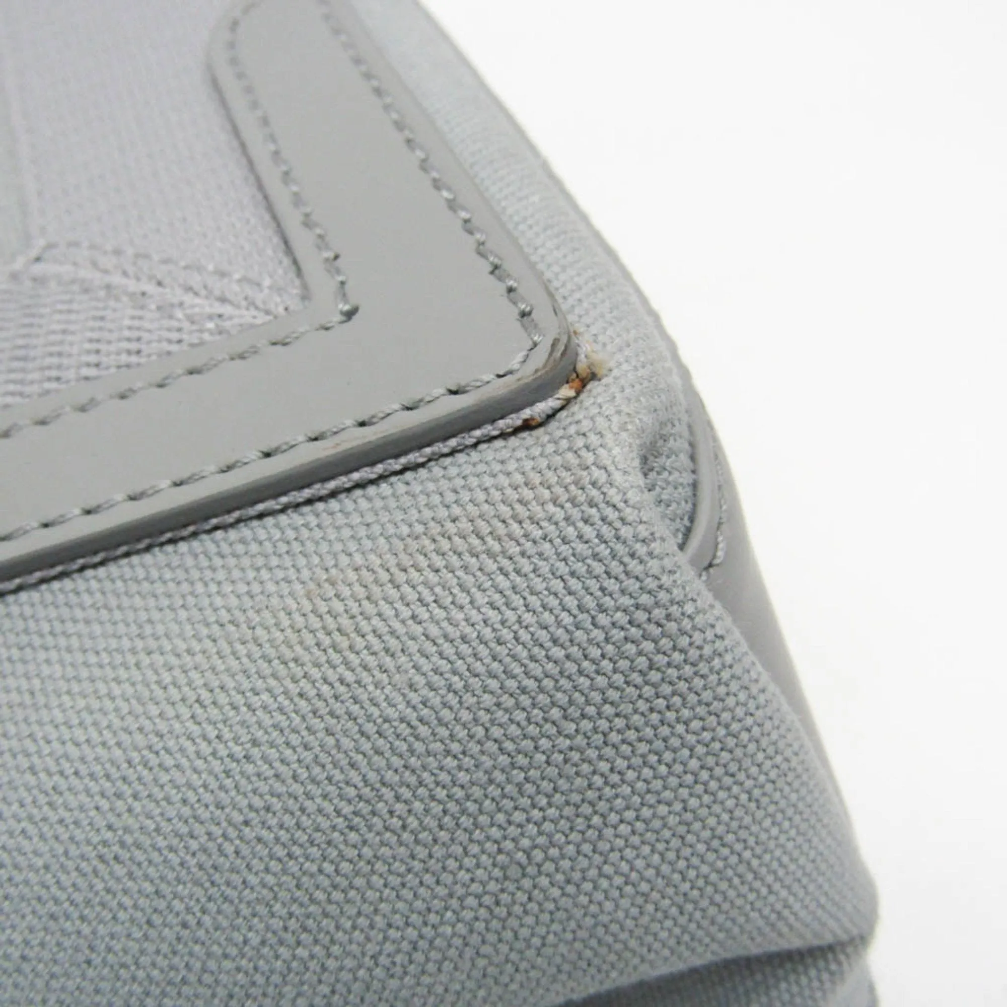 Balenciaga Navy Cabas Grey Leather Bag