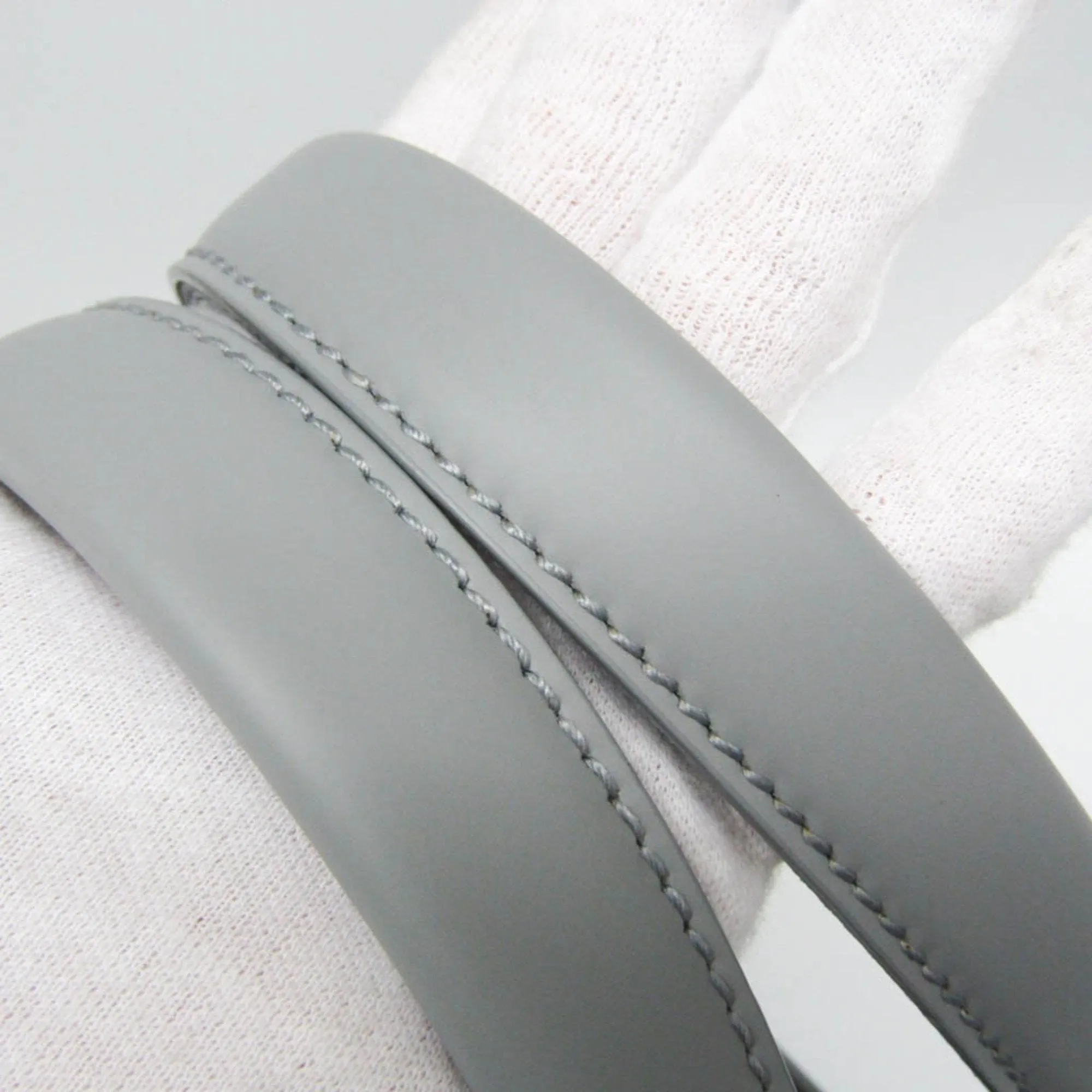 Balenciaga Navy Cabas Grey Leather Bag