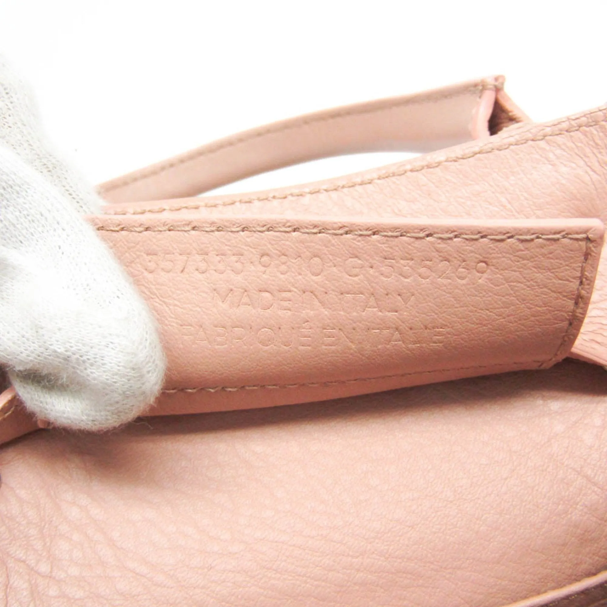 Balenciaga Papier Pink Leather Bag
