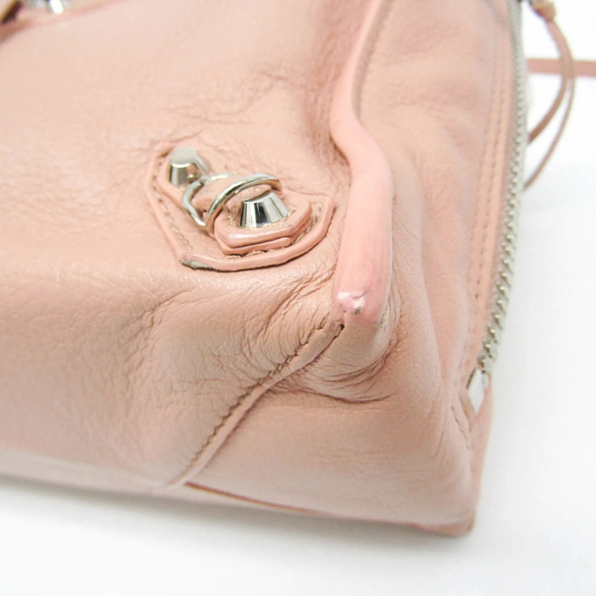 Balenciaga Papier Pink Leather Bag