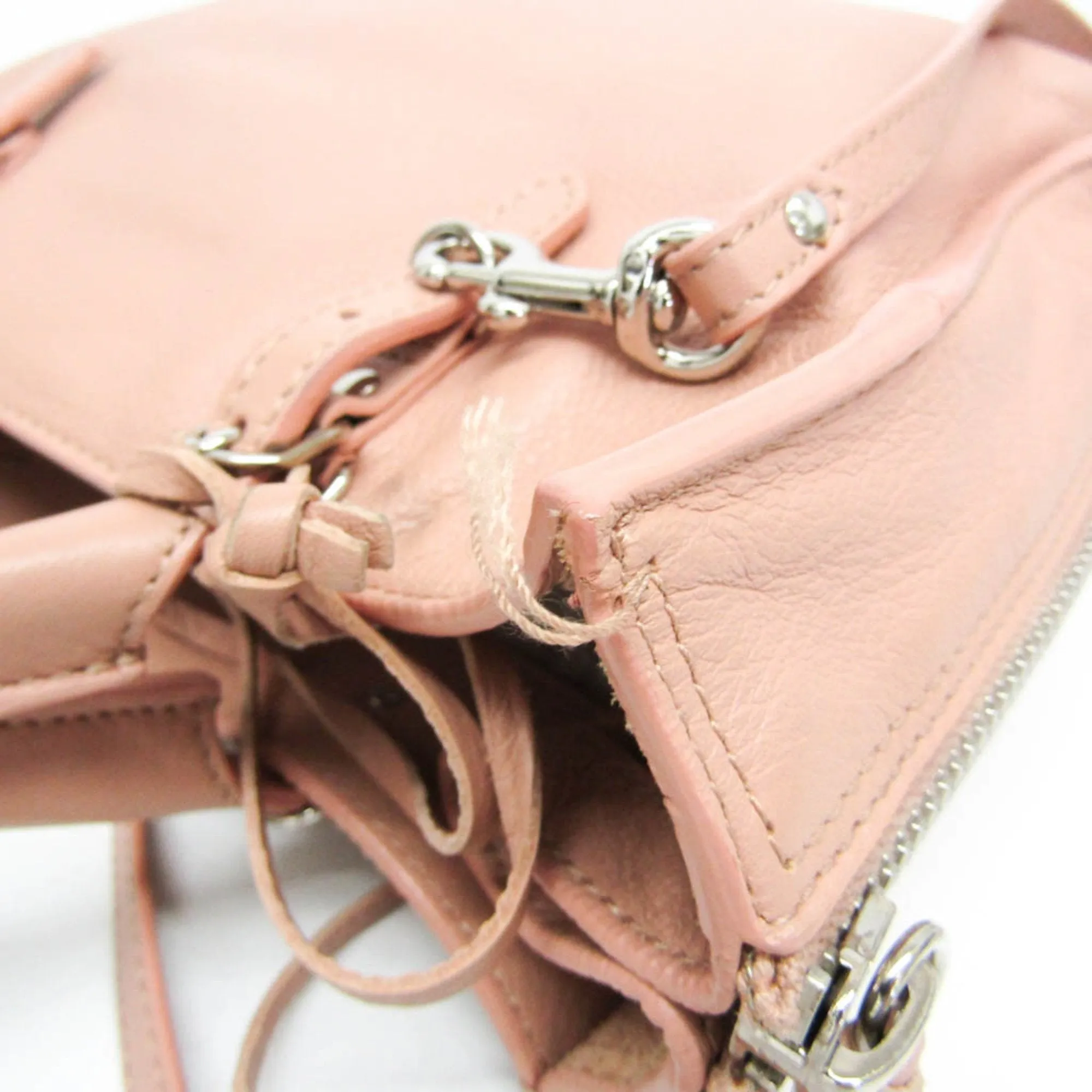 Balenciaga Papier Pink Leather Bag