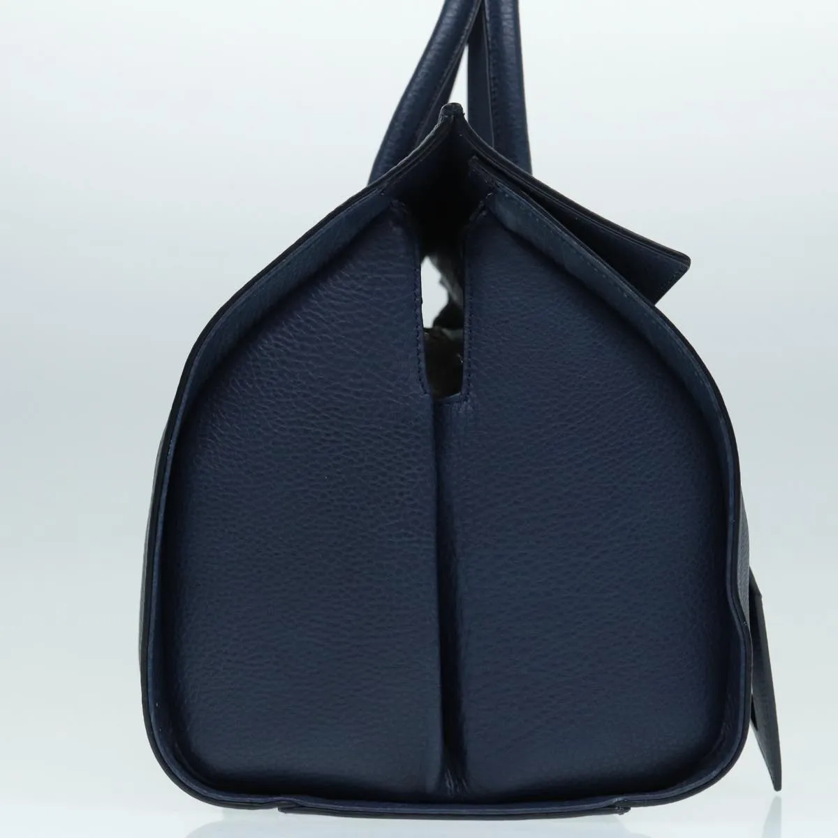 Balenciaga Tube Navy Leather Bag