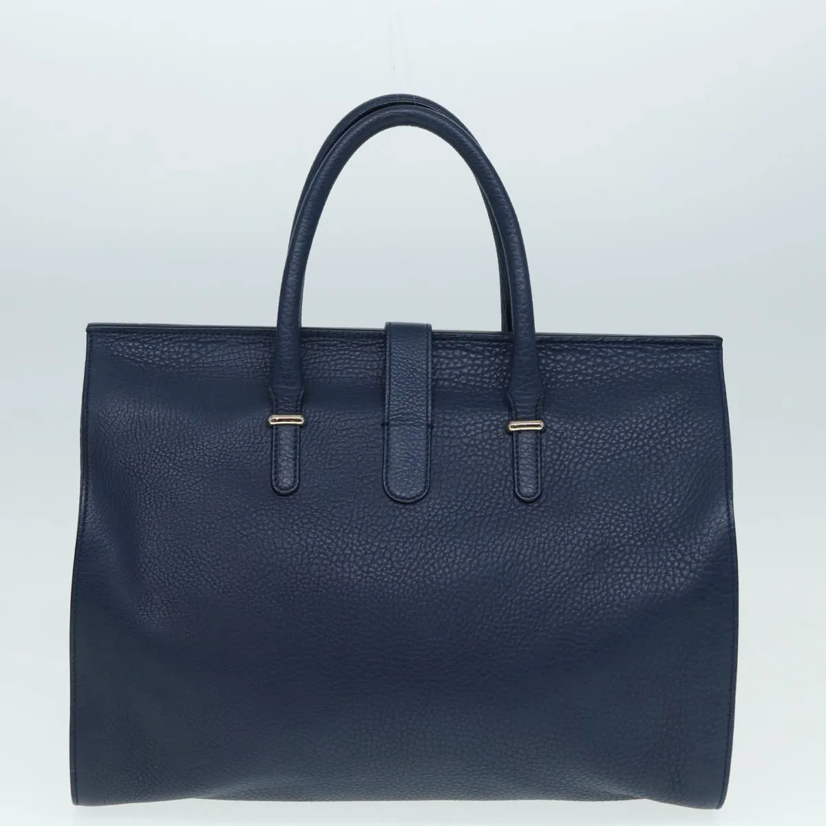 Balenciaga Tube Navy Leather Bag