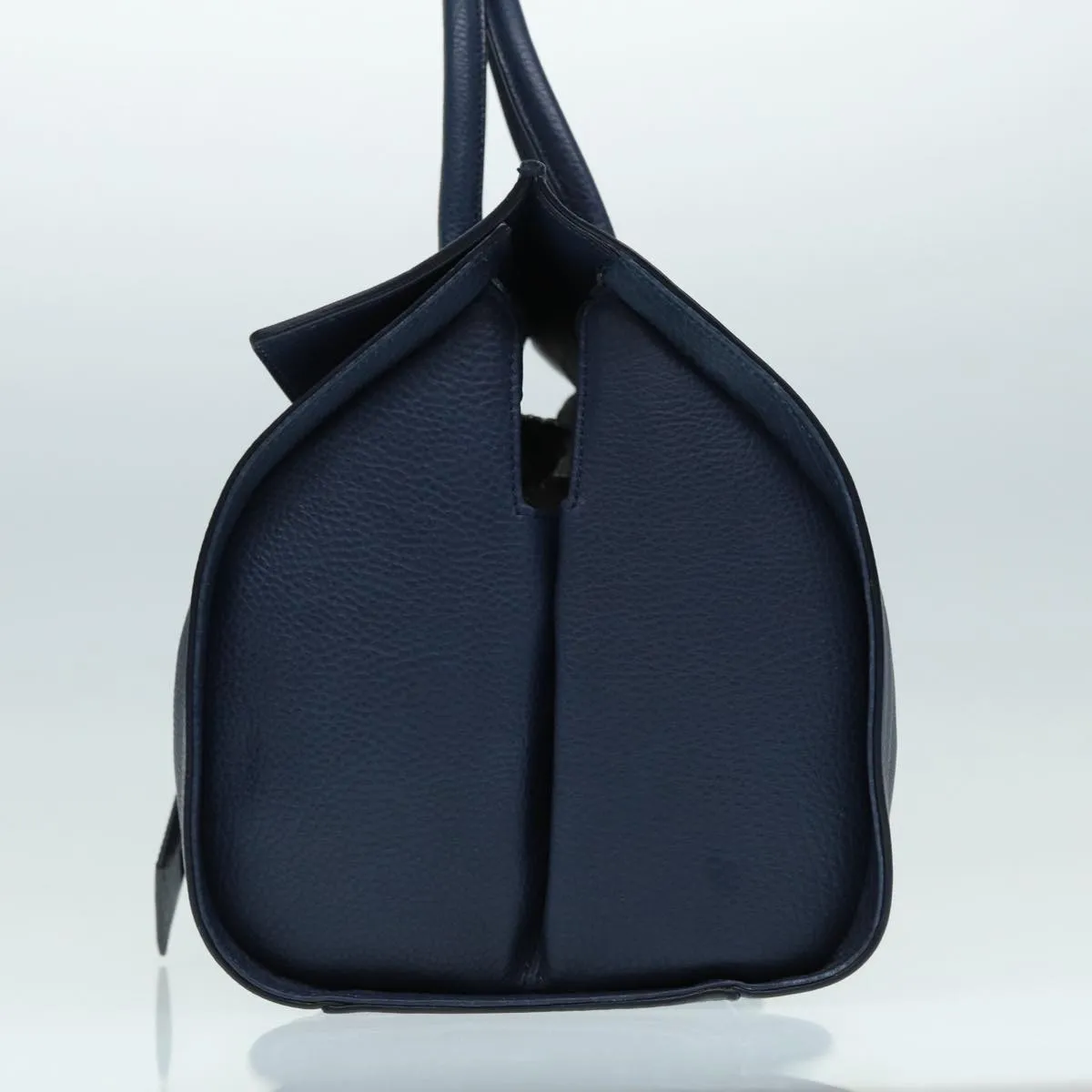 Balenciaga Tube Navy Leather Bag