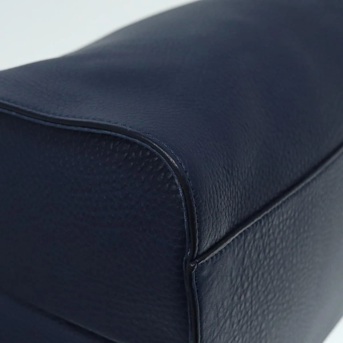 Balenciaga Tube Navy Leather Bag