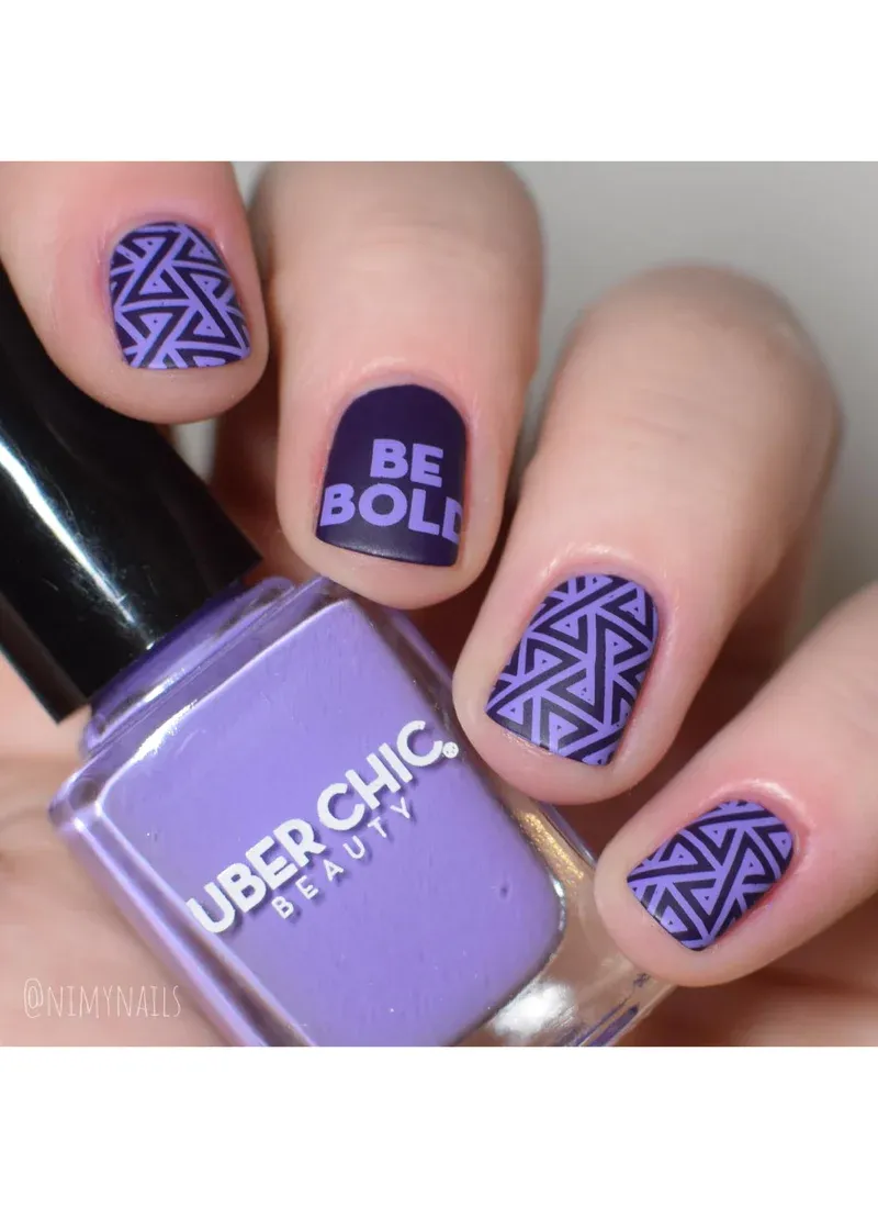 Be Bold - Uber Chic Stamping Plate