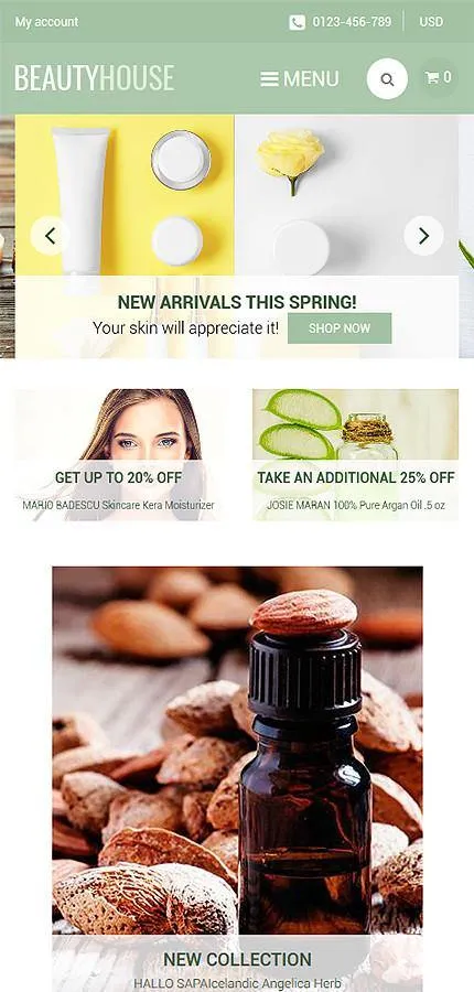 Beauty Products - Shopify Themes