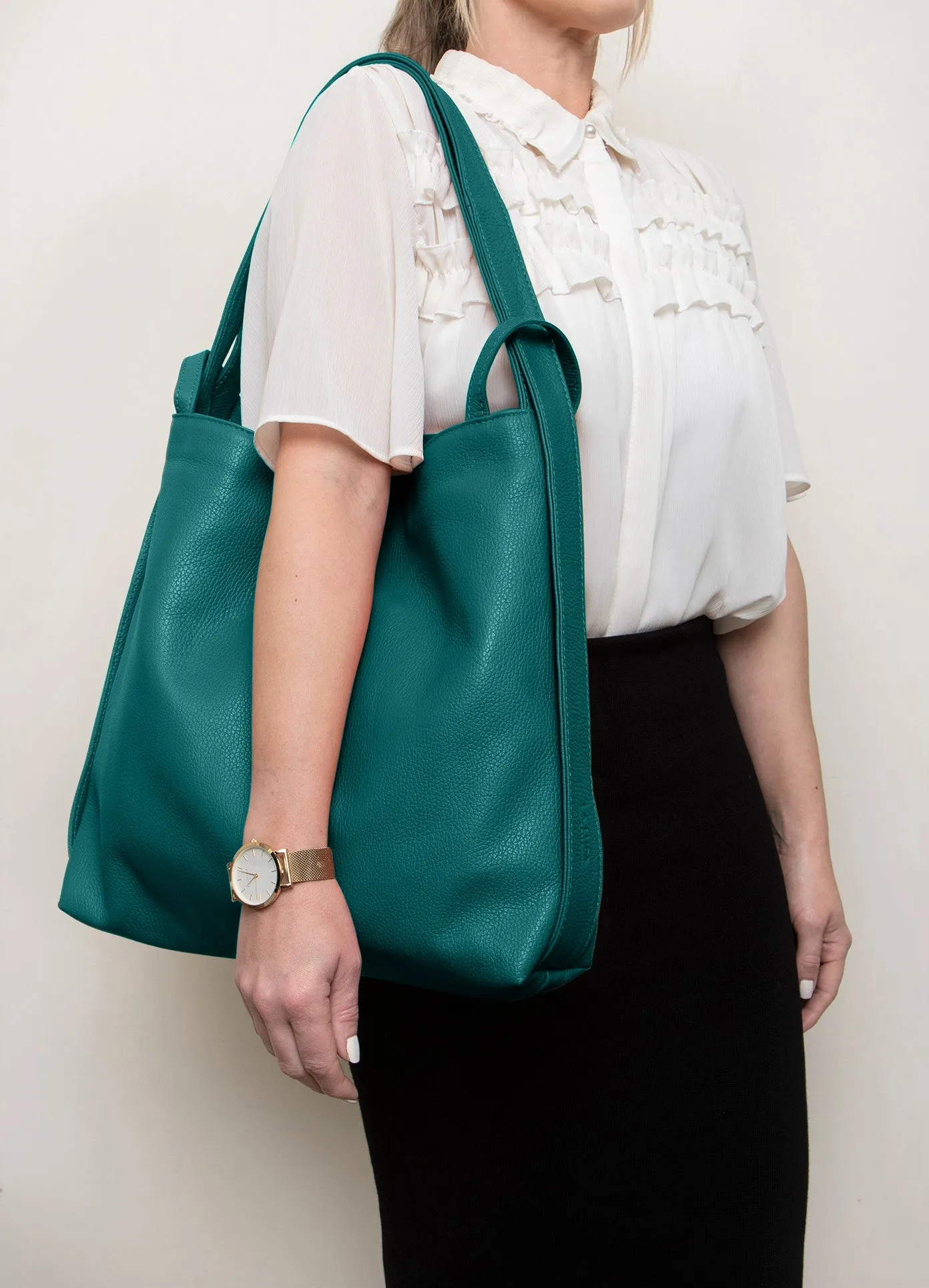Bella 2-In-1 Backpack Tote Teal