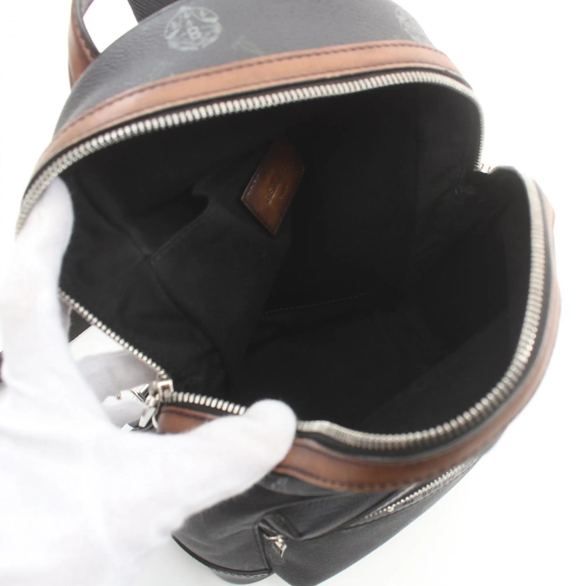 Berluti Brown Canvas Bag