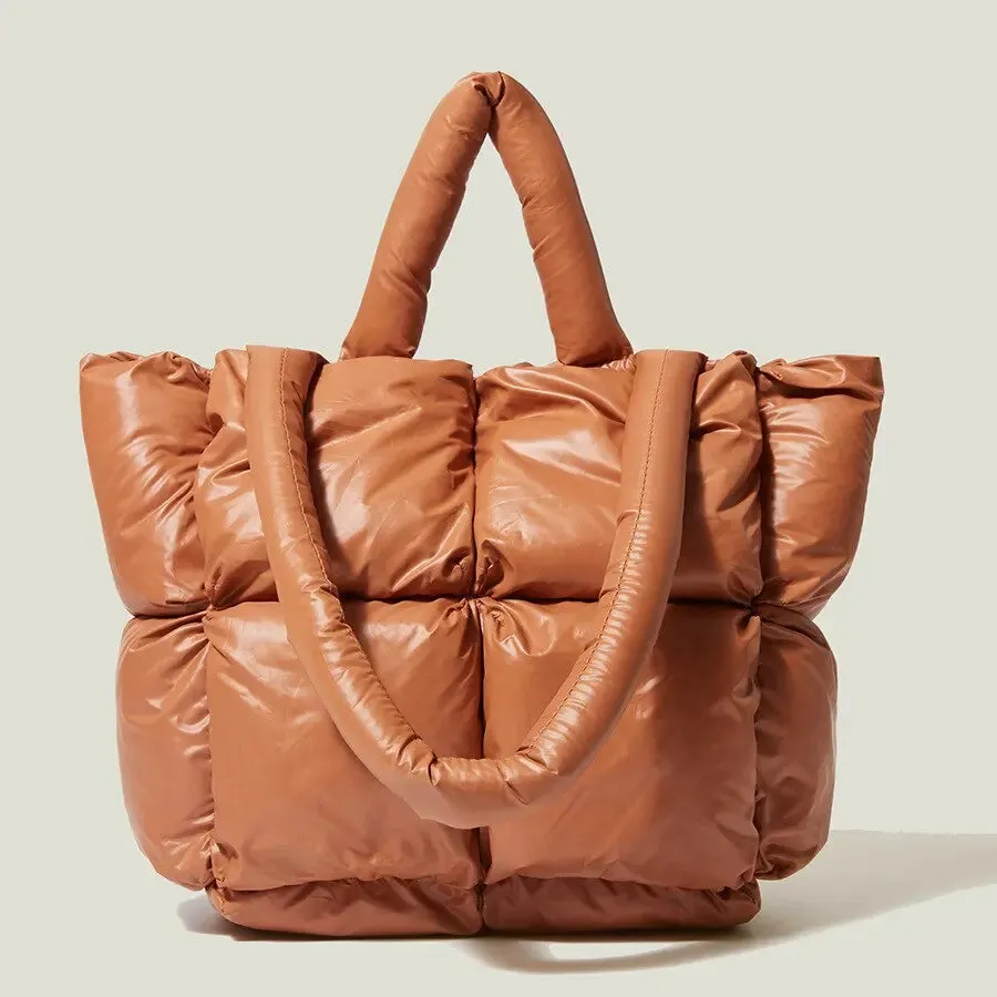 Big Shopping Tote Bags Nylon Padded Zipper