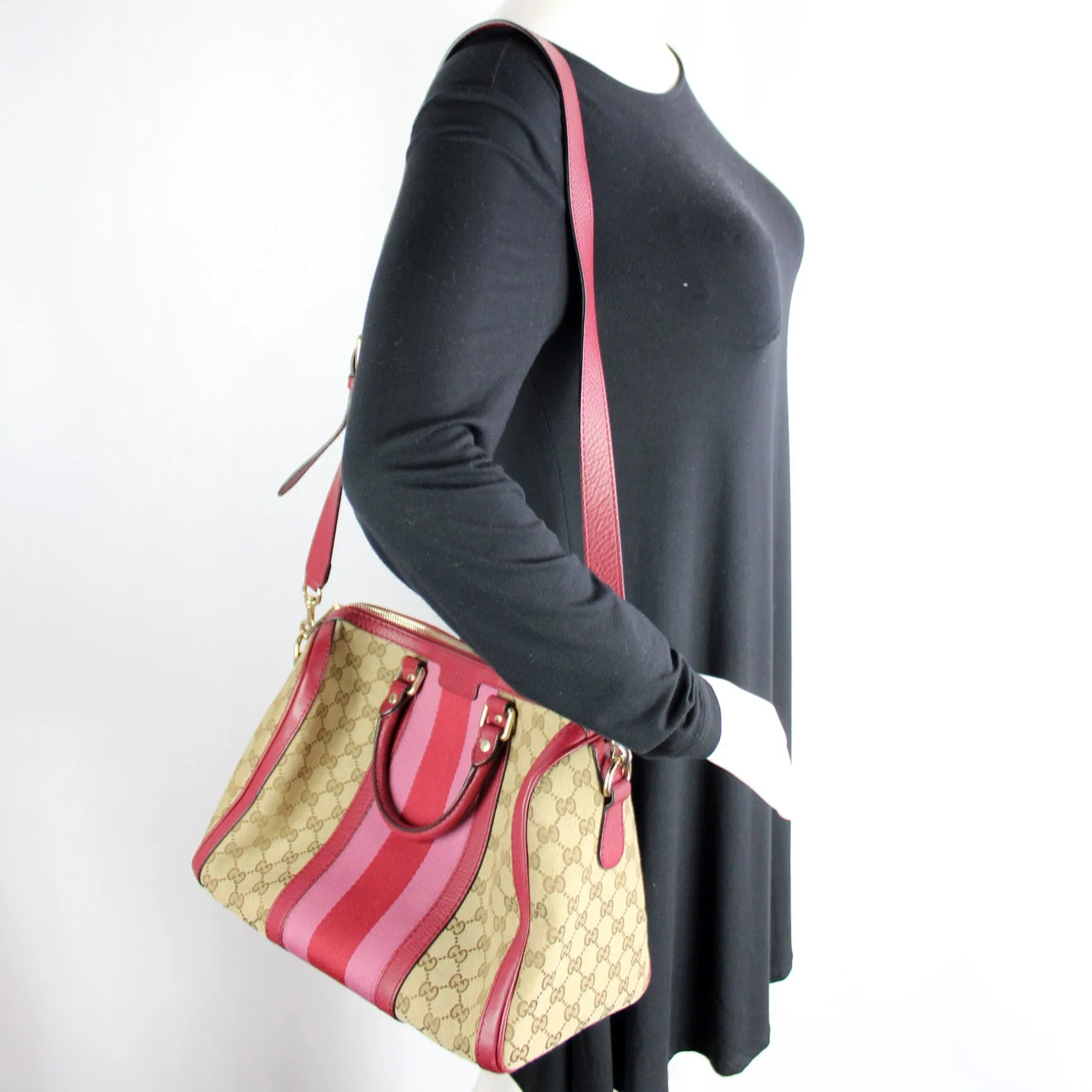 Boston Bag GG Canvas