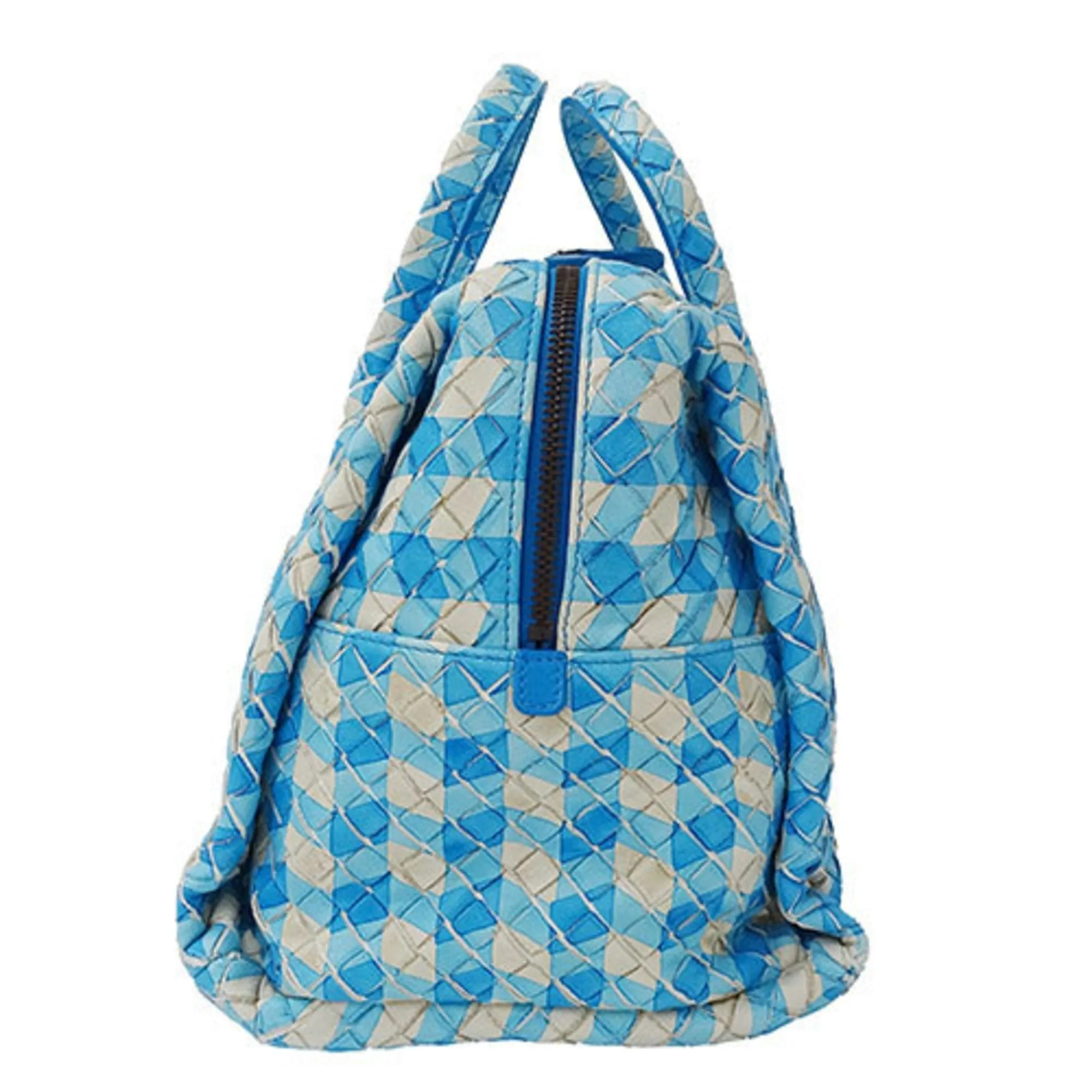 Bottega Veneta Intrecciato Blue Leather Bag