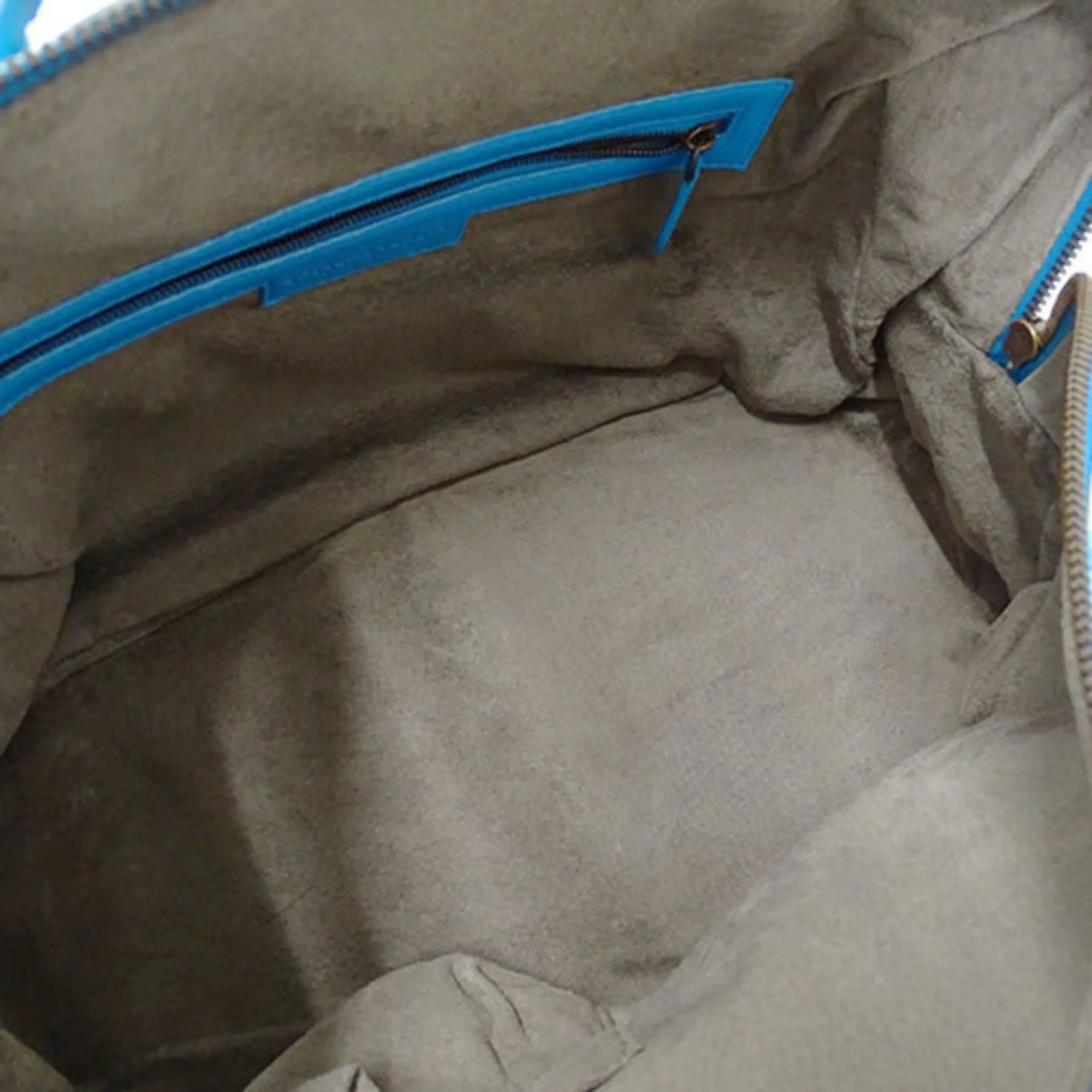 Bottega Veneta Intrecciato Blue Leather Bag
