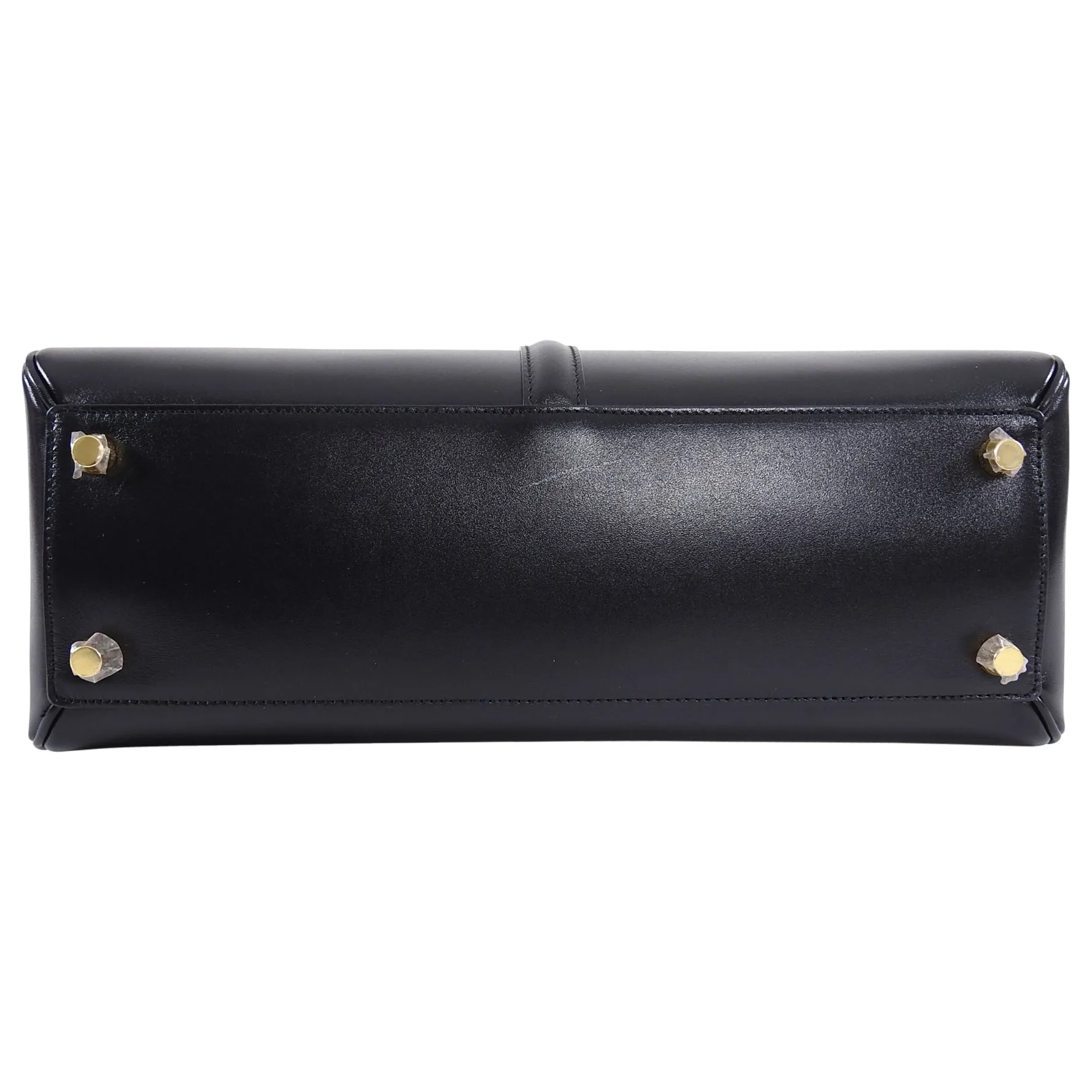 Celine Hedi Slimane Medium New 16 Bag in Black Satinated Calfskin