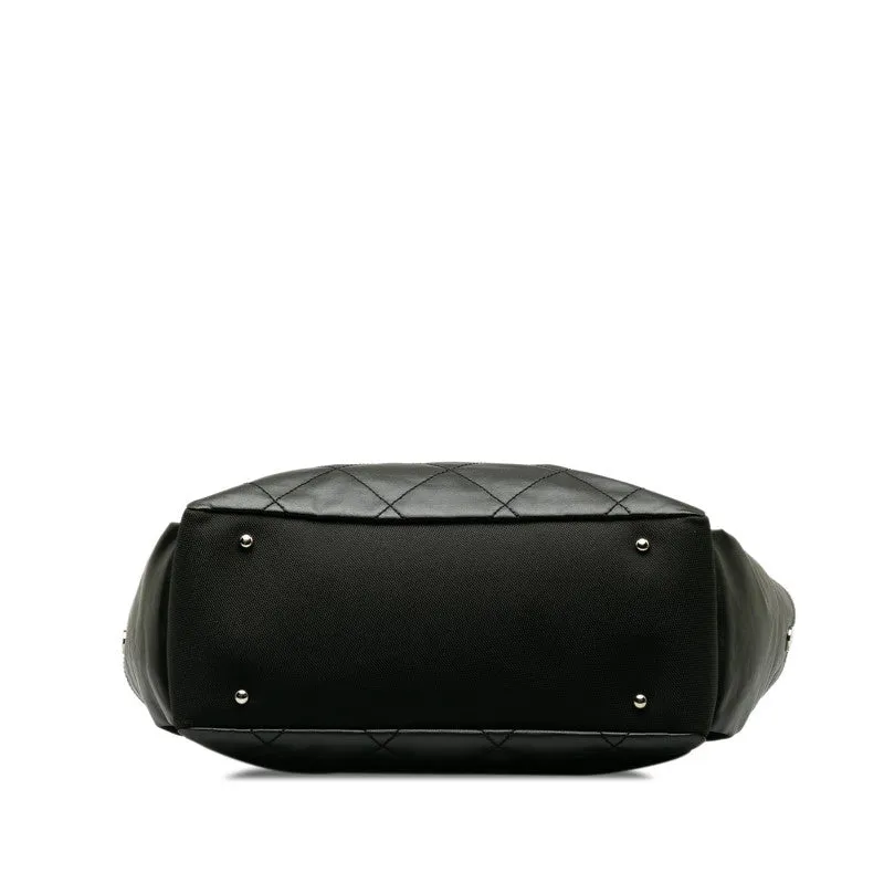 CHANEL COCOMARK PARIBIARITZ GM Tote BAG BLACK PVC LINKS LEADER LADY CHANEL SHOPPING MARKET SHOPPING CHANEL
