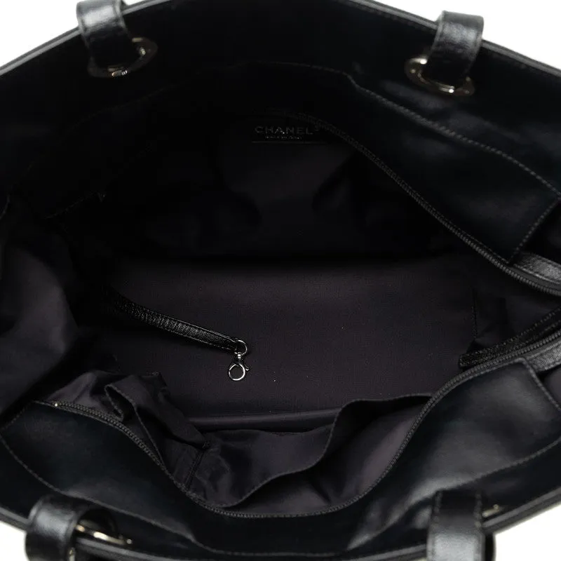 CHANEL COCOMARK PARIBIARITZ GM Tote BAG BLACK PVC LINKS LEADER LADY CHANEL SHOPPING MARKET SHOPPING CHANEL