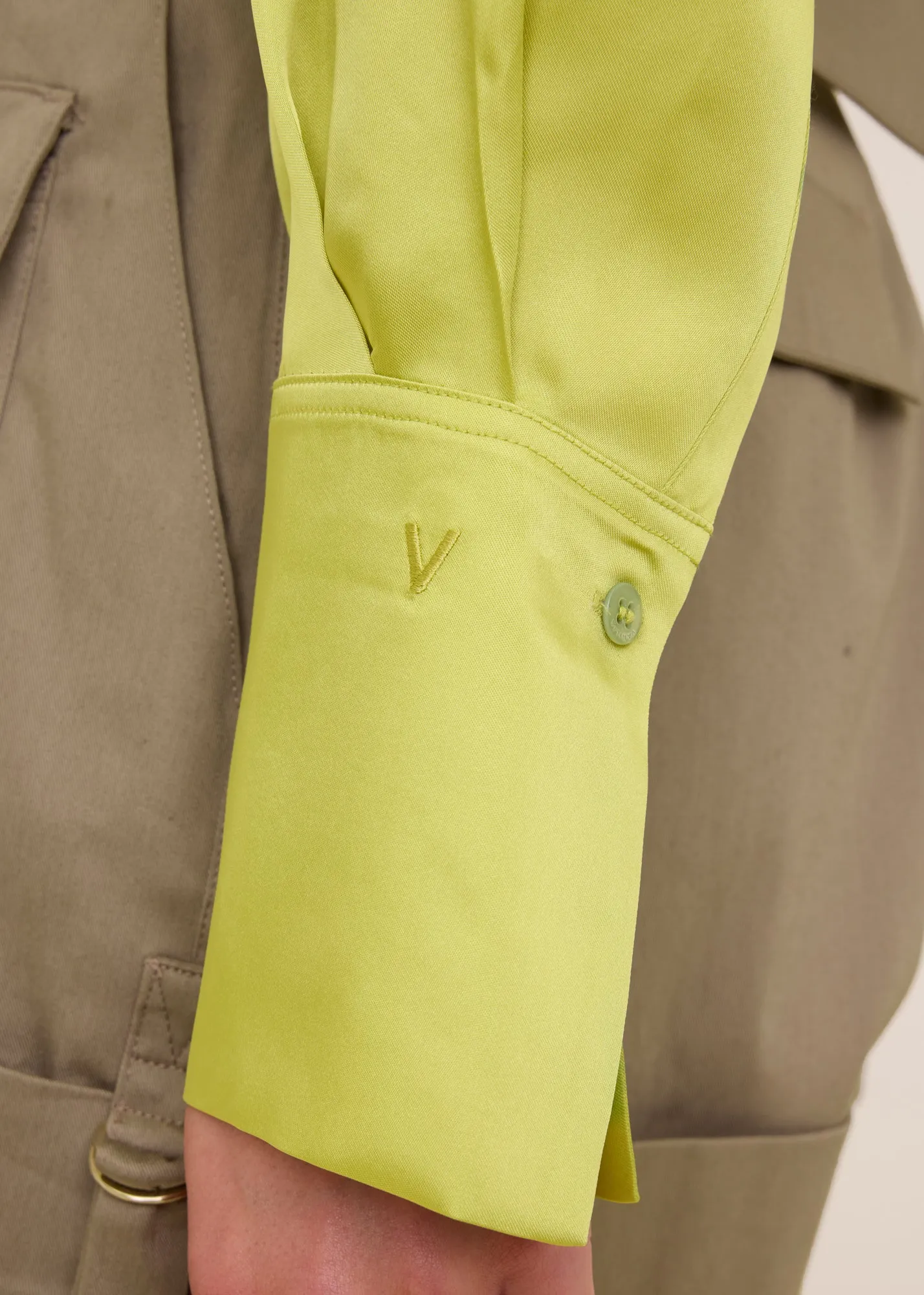 Chic satin blouse