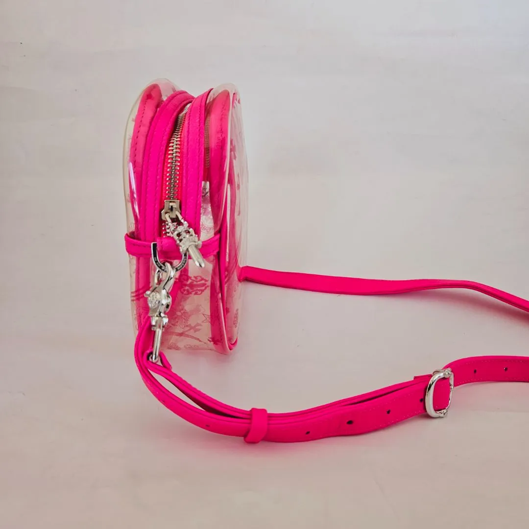 Chrome Hearts Taka Mini Vinyl Pvc Material With Cross Patch Clear Shoulder