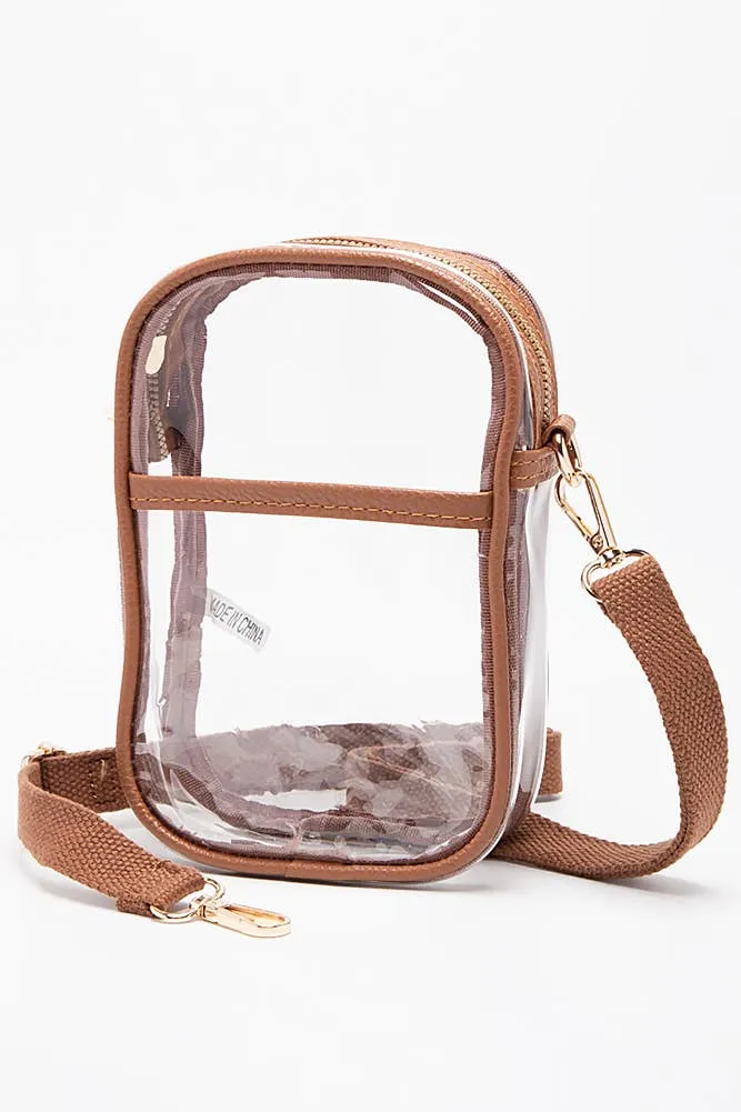 Clear Crossbody Stadium Bag
