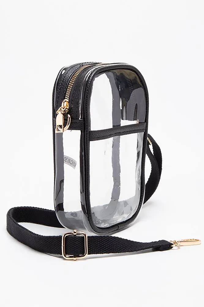Clear Crossbody Stadium Bag