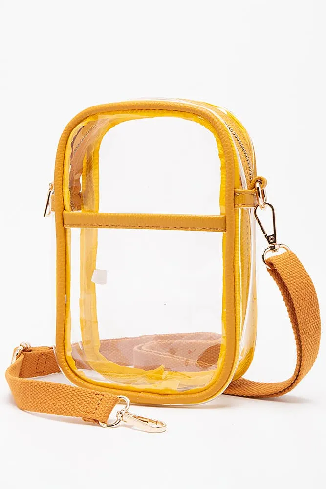 Clear Crossbody Stadium Bag