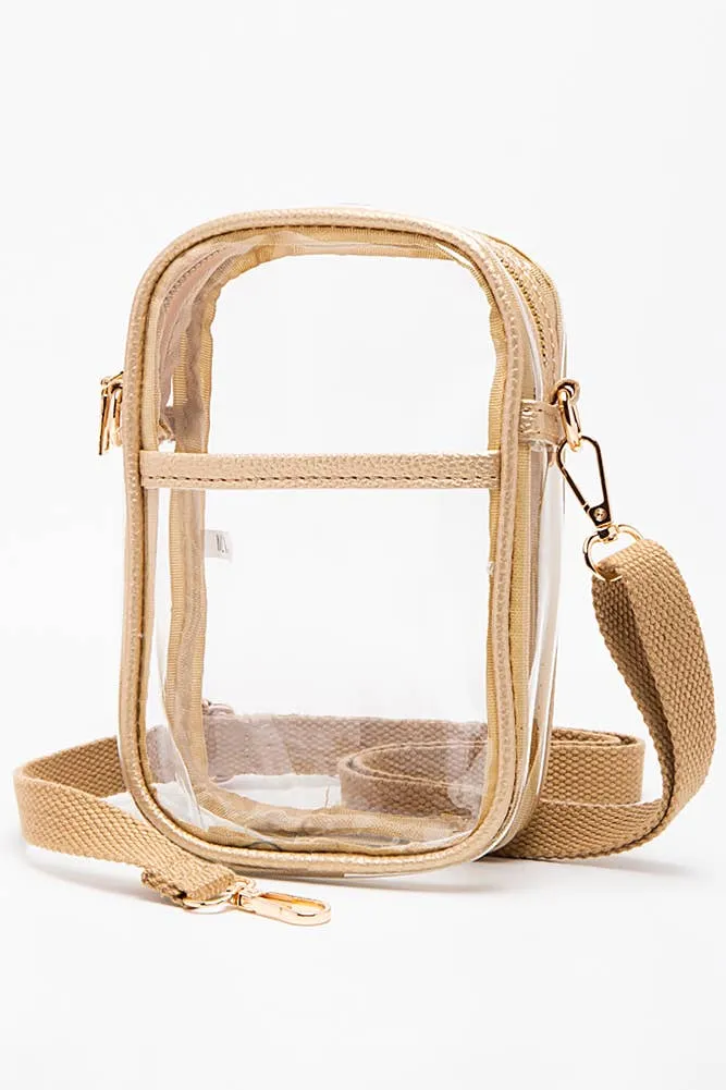 Clear Crossbody Stadium Bag