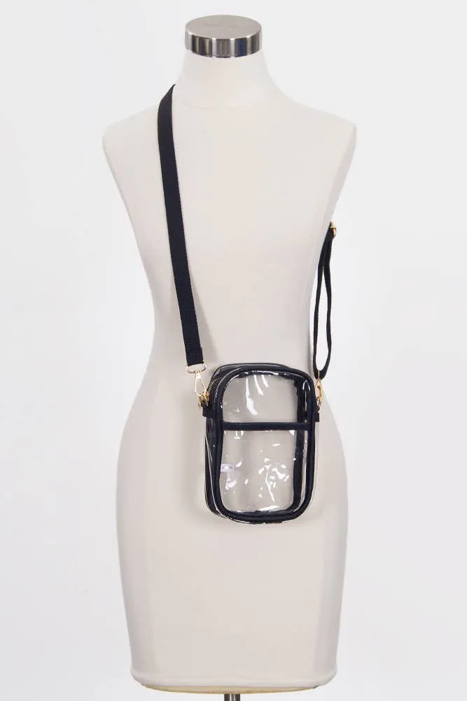 Clear Crossbody Stadium Bag
