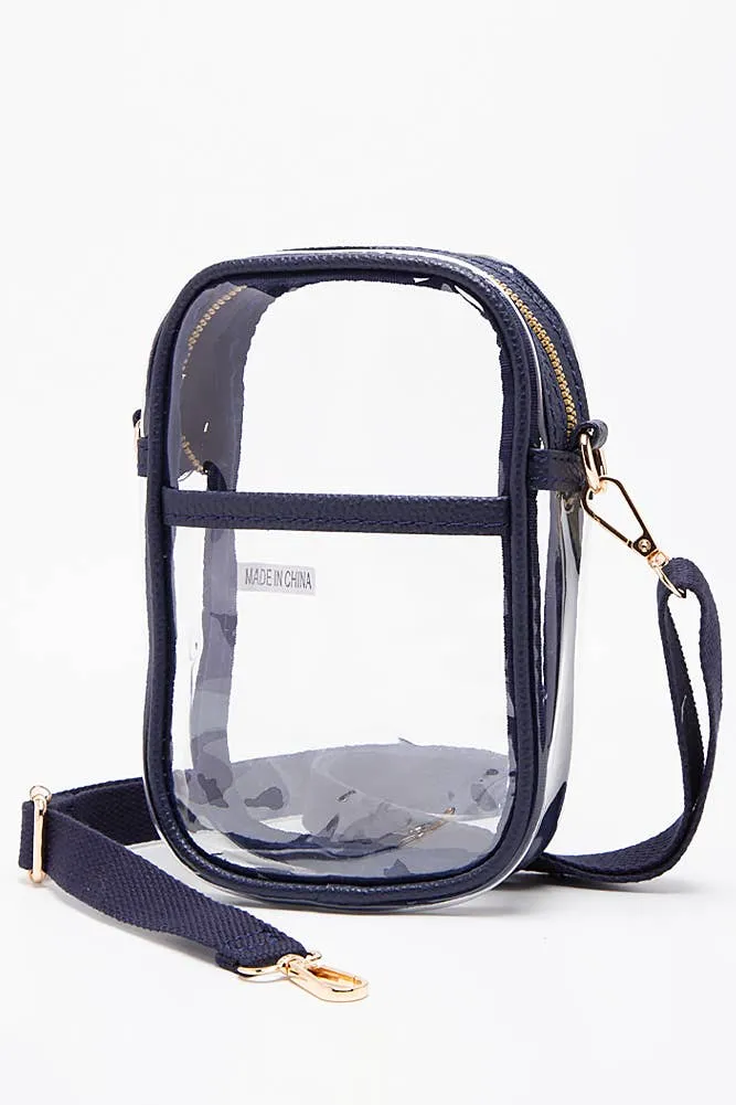 Clear Crossbody Stadium Bag