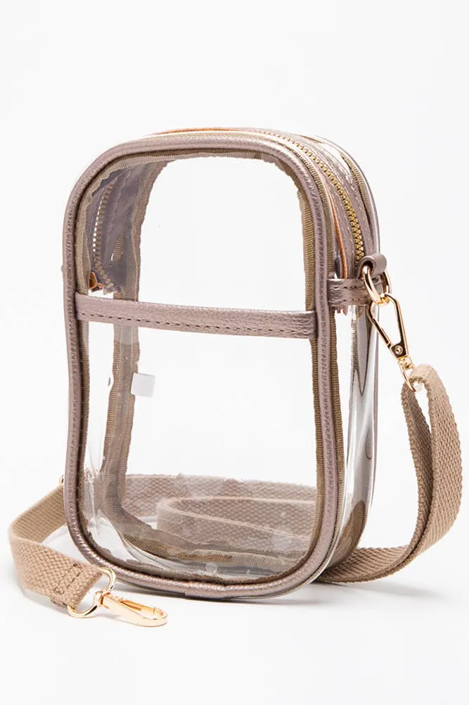 Clear Crossbody Stadium Bag