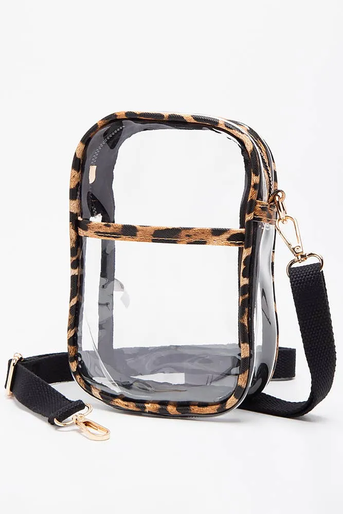 Clear Crossbody Stadium Bag