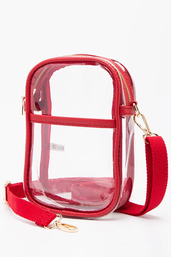 Clear Crossbody Stadium Bag
