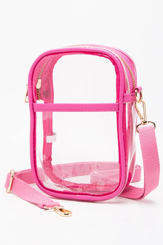 Clear Crossbody Stadium Bag