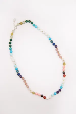 Colored Bead Necklace, Multi