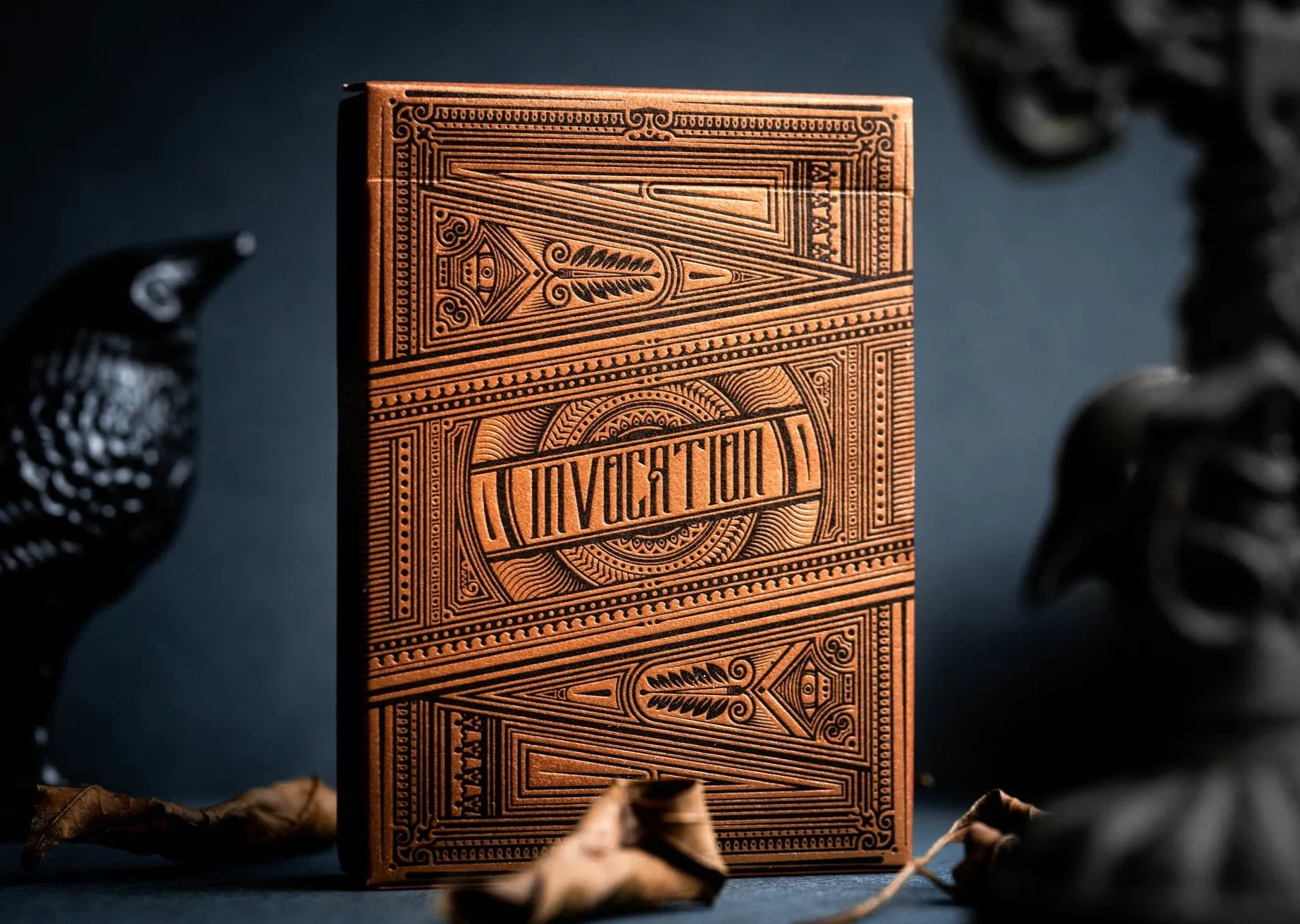 Copper Invocation Luxury Playing Cards
